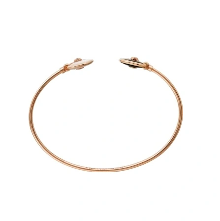 Copy Cartier Amulette de Cartier Bracelet Pink Gold Onyx White Mother-of Pearl Diamond