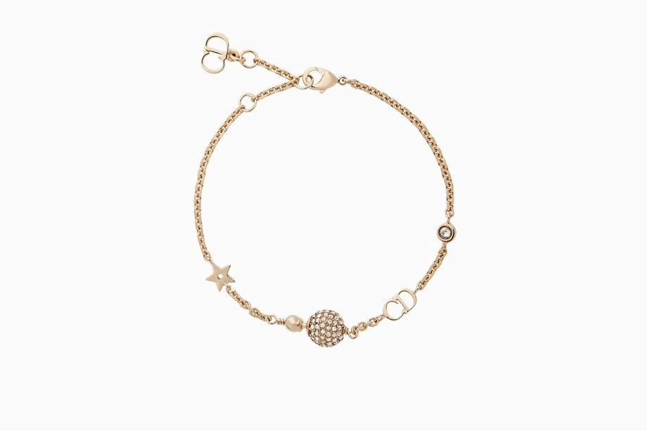 Dior La petite Tribale Womens Gold-plated CD Style Ball– Pearl Fashion Diamonds Bracelet Replica