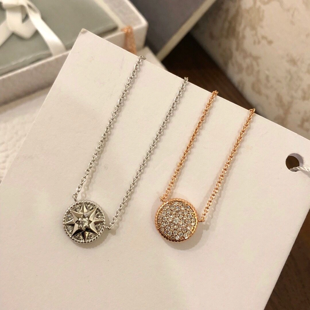 Dior Yellow Gold Plated Jewellery For Ladies, Rose Des Vents Jewellery Set Price Malaysia, Most Fashion DiorNecklace Bracelet