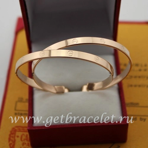 Fake Cartier Love Earrings Pink Gold