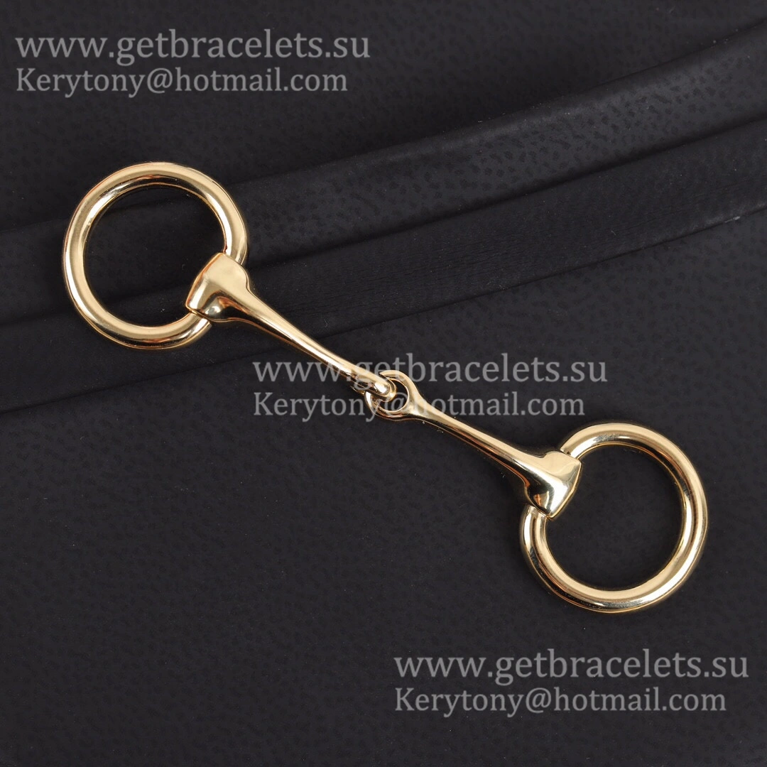 Fine Jewelry Hermes Small Mors Scarf Ring Buckle in Rose Gold