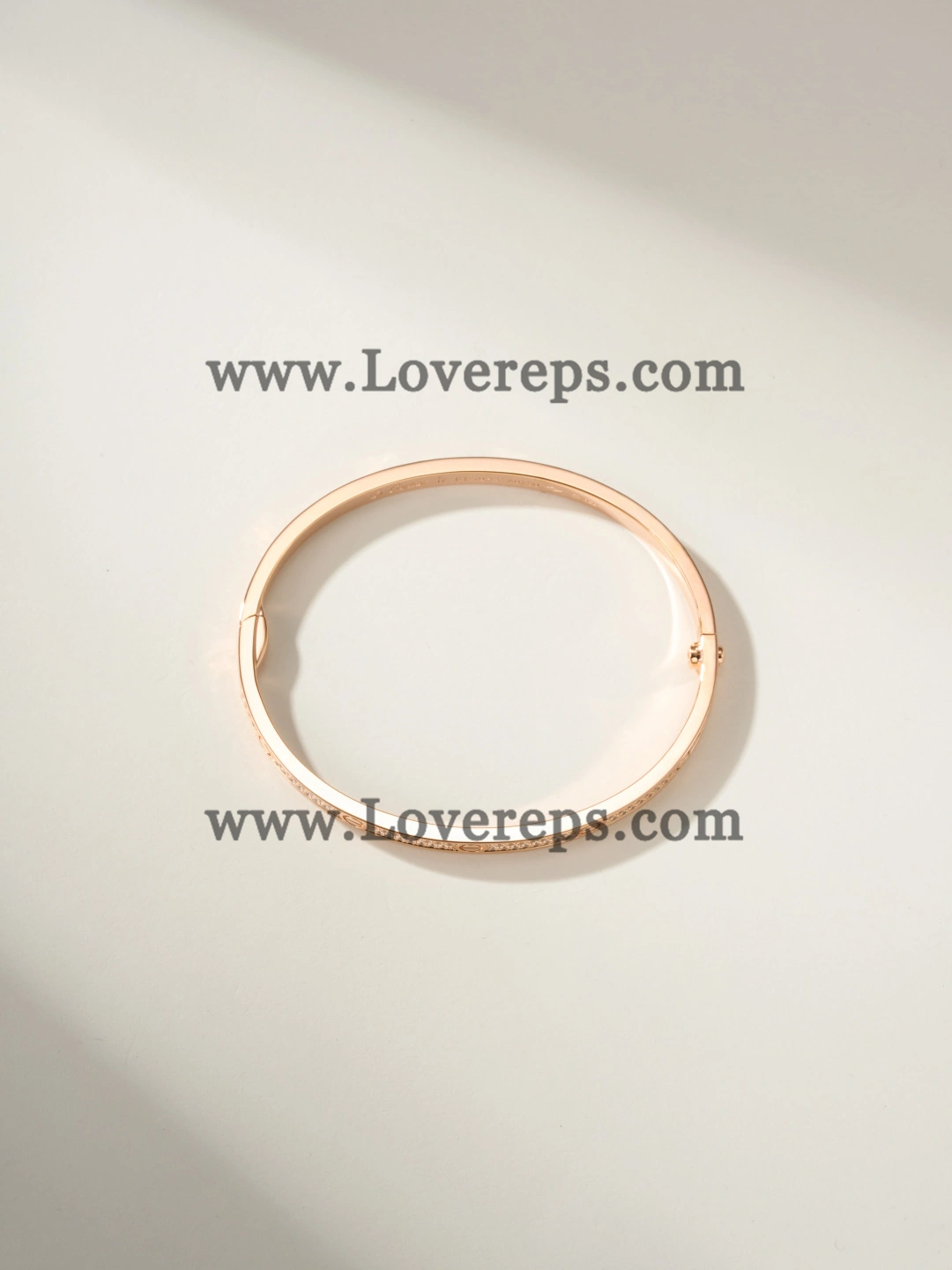 Hand-Set) Cartier Love Bracelet Small Model With Pave Diamonds White Gold Yellow Gold Rose Gold