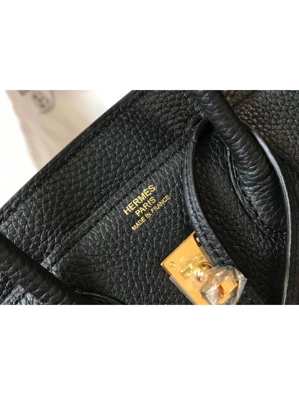 Hermes Birkin 25cm Bag In Black Clemence Leather GHW