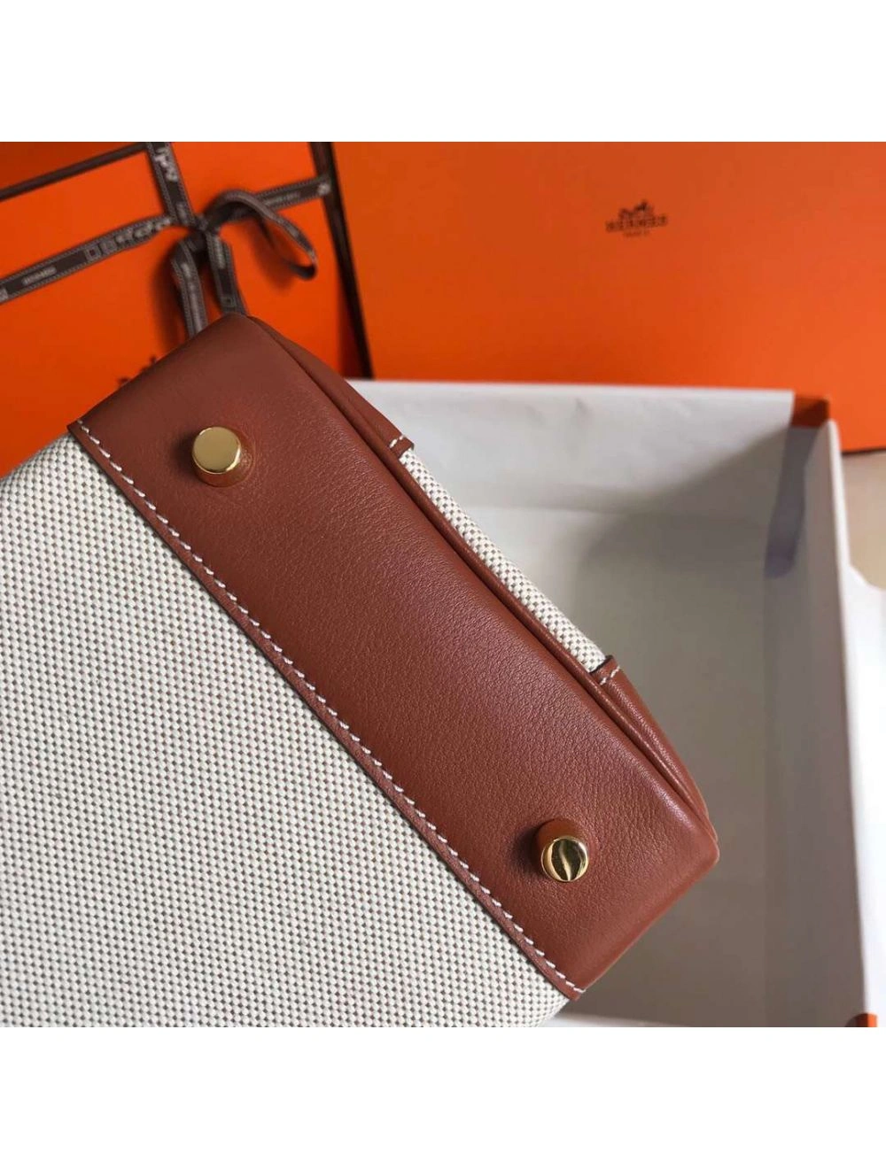 Hermes Birkin 30cm Bag In Toile H Canvas With Barenia Leather