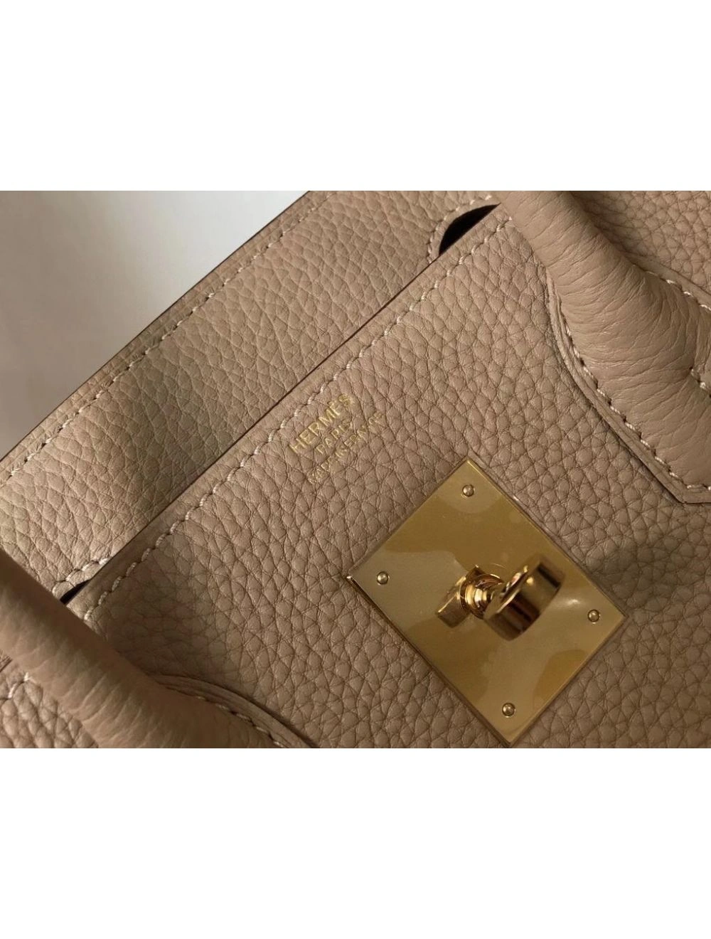 Hermes Birkin 30cm Bag In Trench Clemence Leather GHW