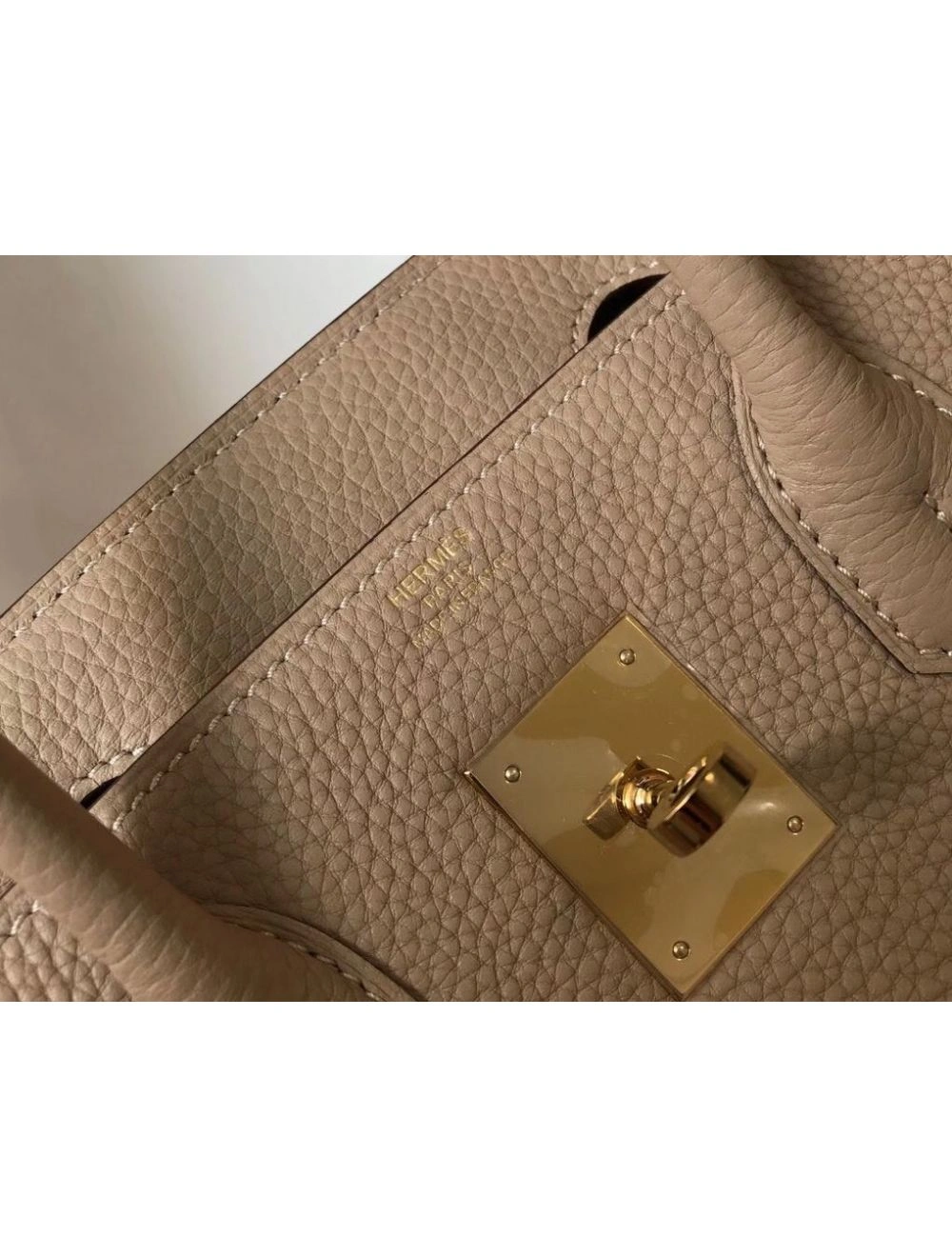 Hermes Birkin 35cm Bag In Trench Clemence Leather GHW