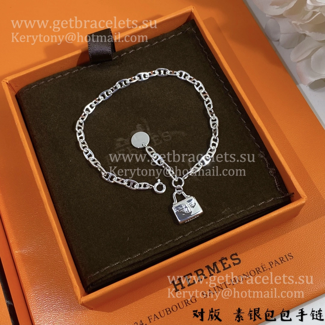 Hermes Birkin Bracelet in Sliver Fashion Style Lady Jewelry US Sale