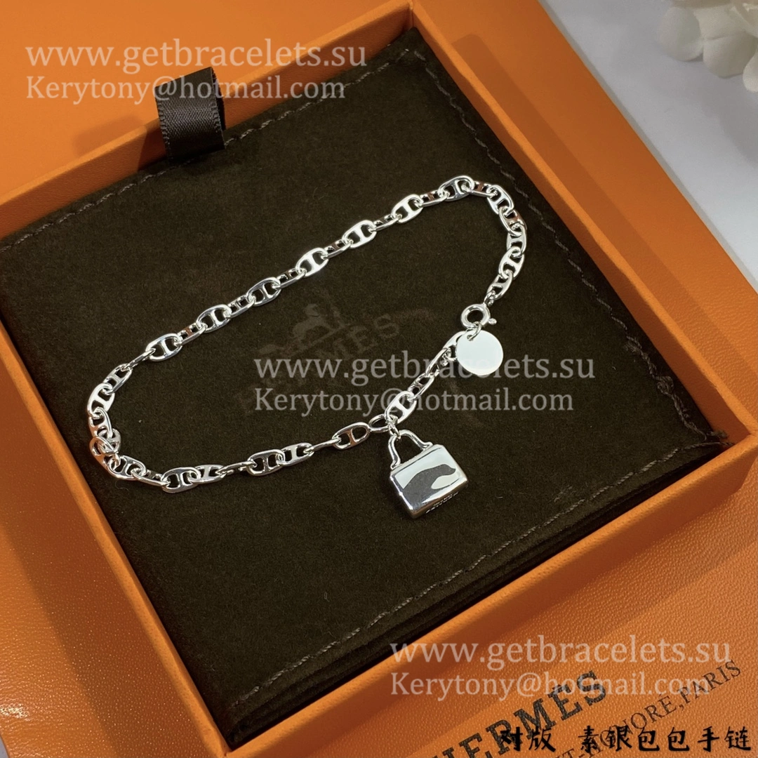Hermes Birkin Bracelet in Sliver Fashion Style Lady Jewelry US Sale