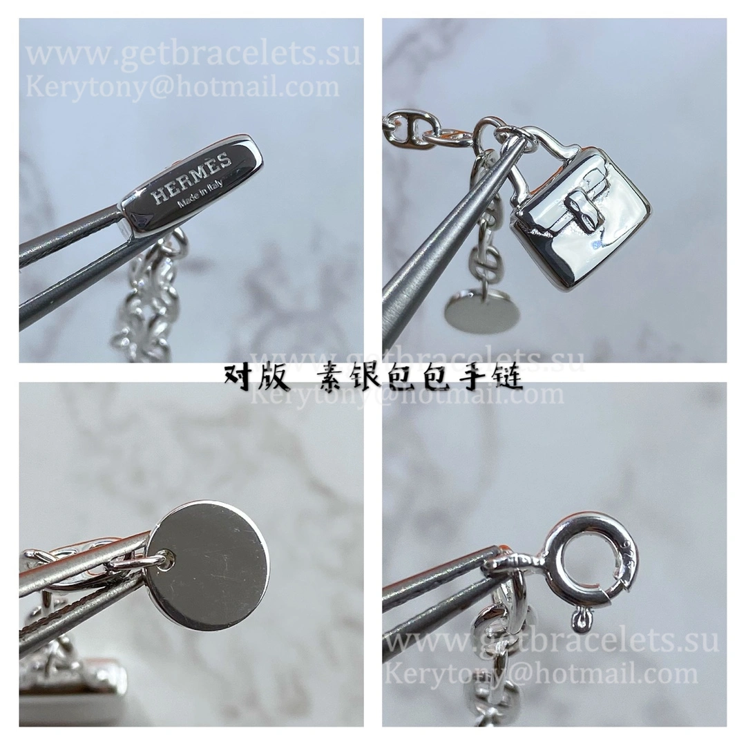 Hermes Birkin Bracelet in Sliver Fashion Style Lady Jewelry US Sale