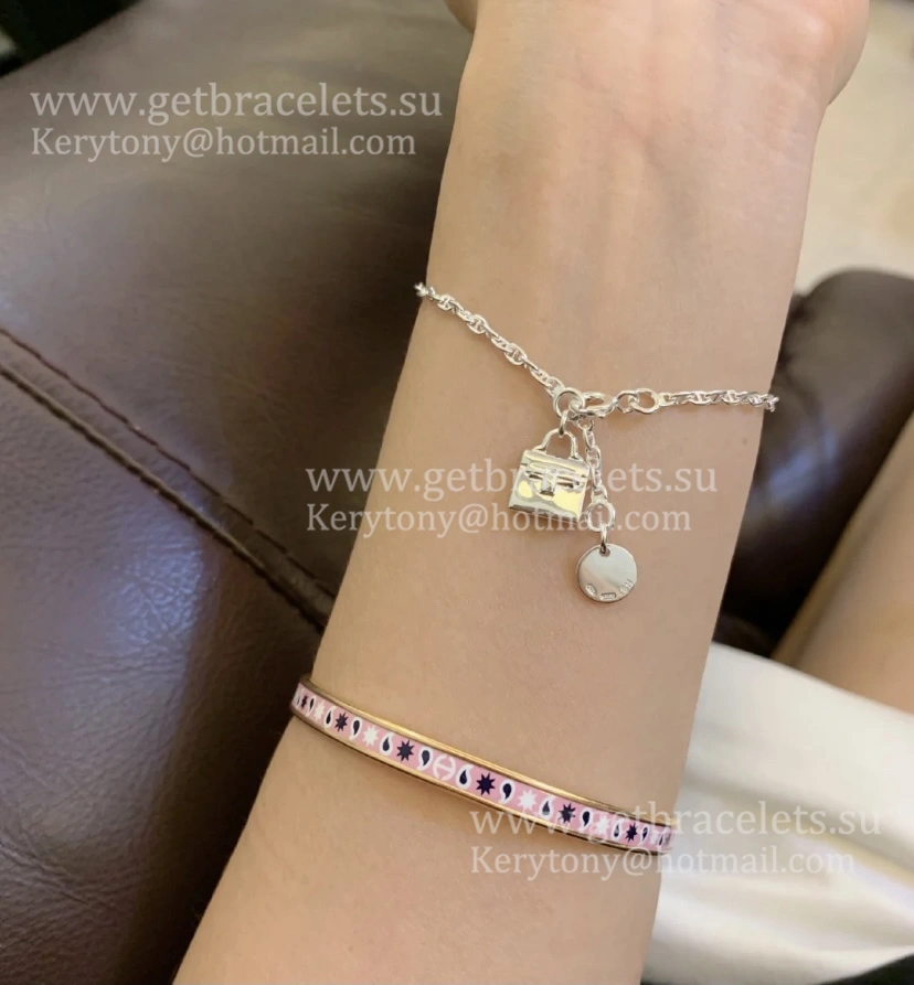 Hermes Birkin Bracelet in Sliver Fashion Style Lady Jewelry US Sale