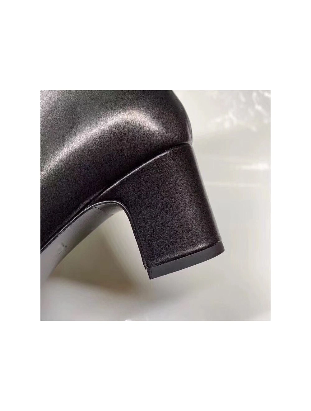 Hermes Black Calfskin Power Low Boot