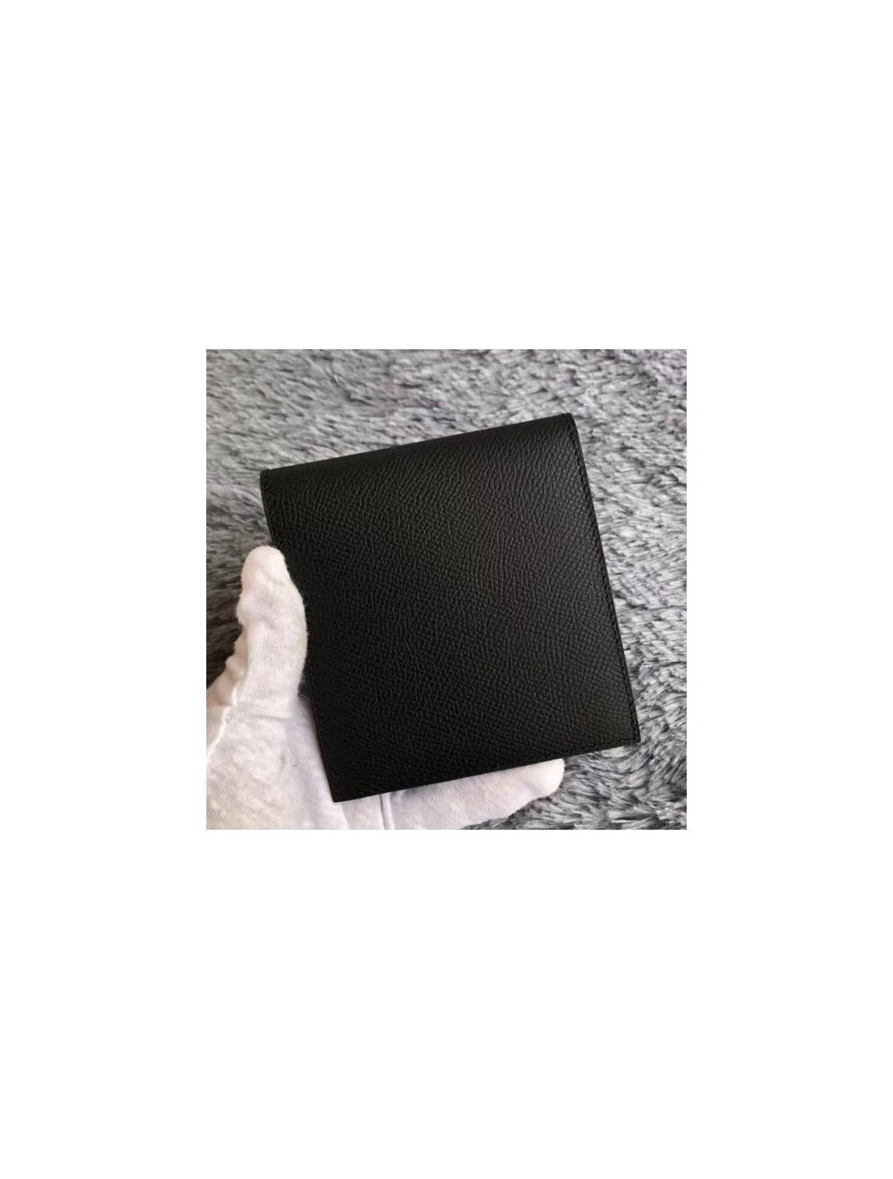 Hermes Black MC2 Copernic Compact Wallet