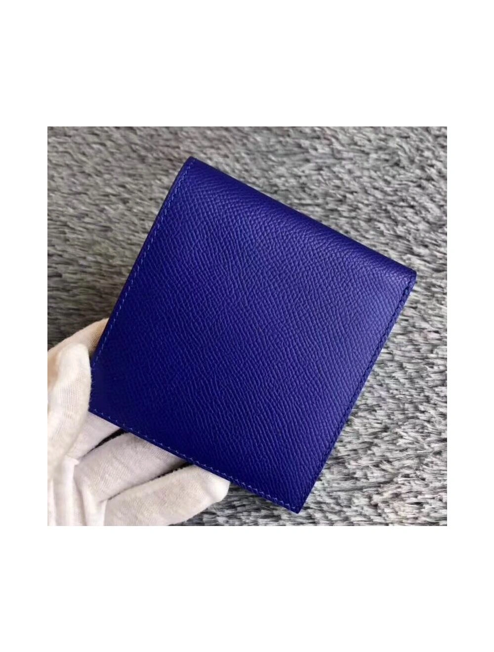 Hermes Blue Electric MC2 Copernic Compact Wallet
