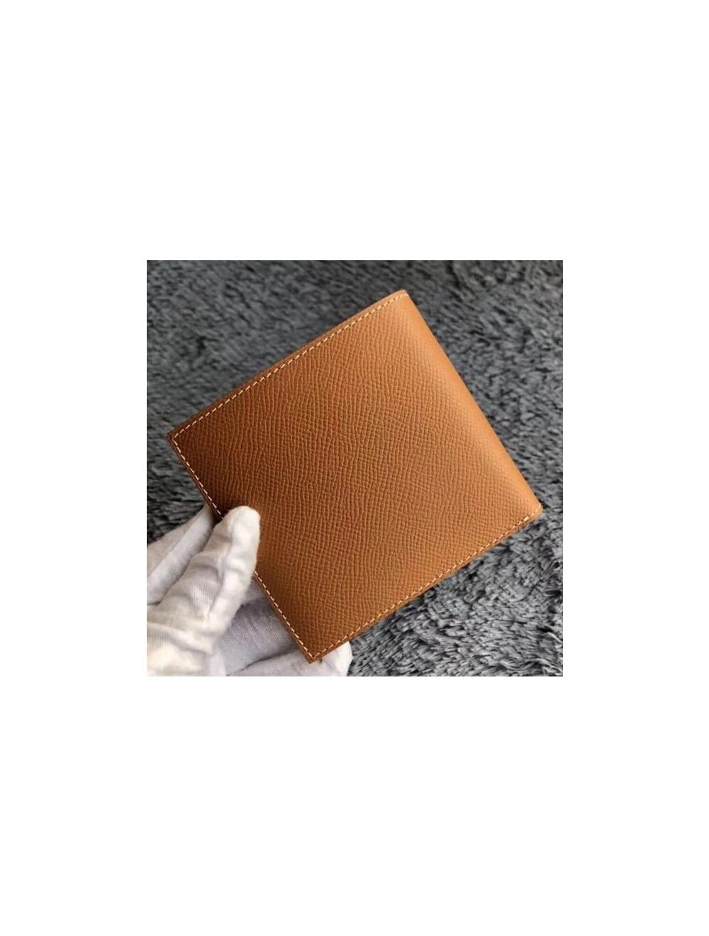 Hermes Brown MC2 Copernic Compact Wallet