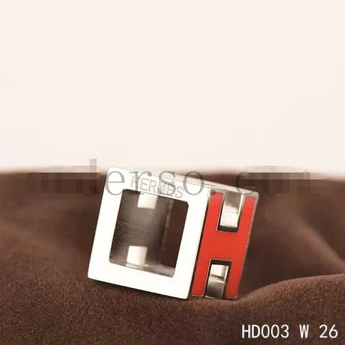 Hermes Cage d’H Necklace Red in Lacquer With Gold