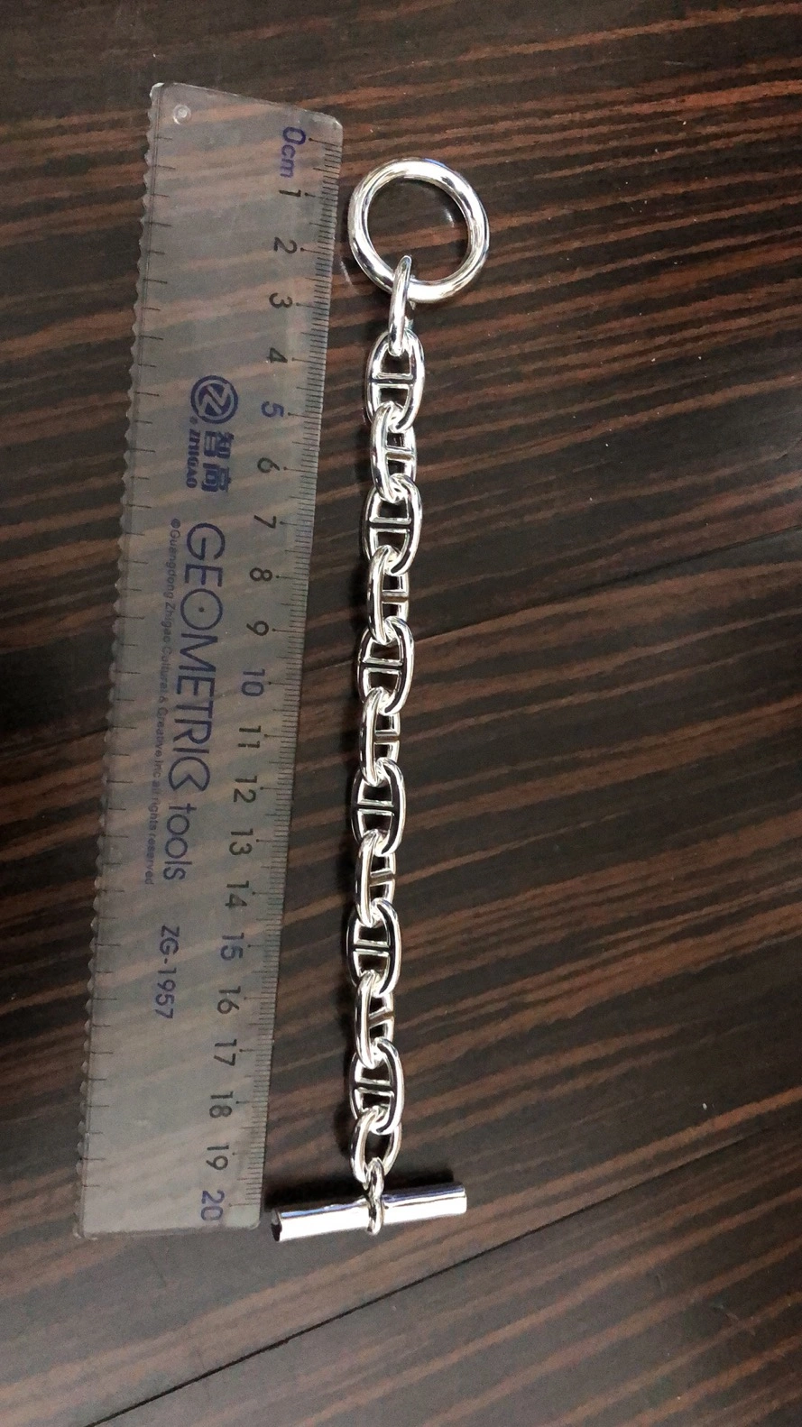 Hermes Chaine D’Ancre Bracelet Large in Sterling Sliver Designer Jewelry