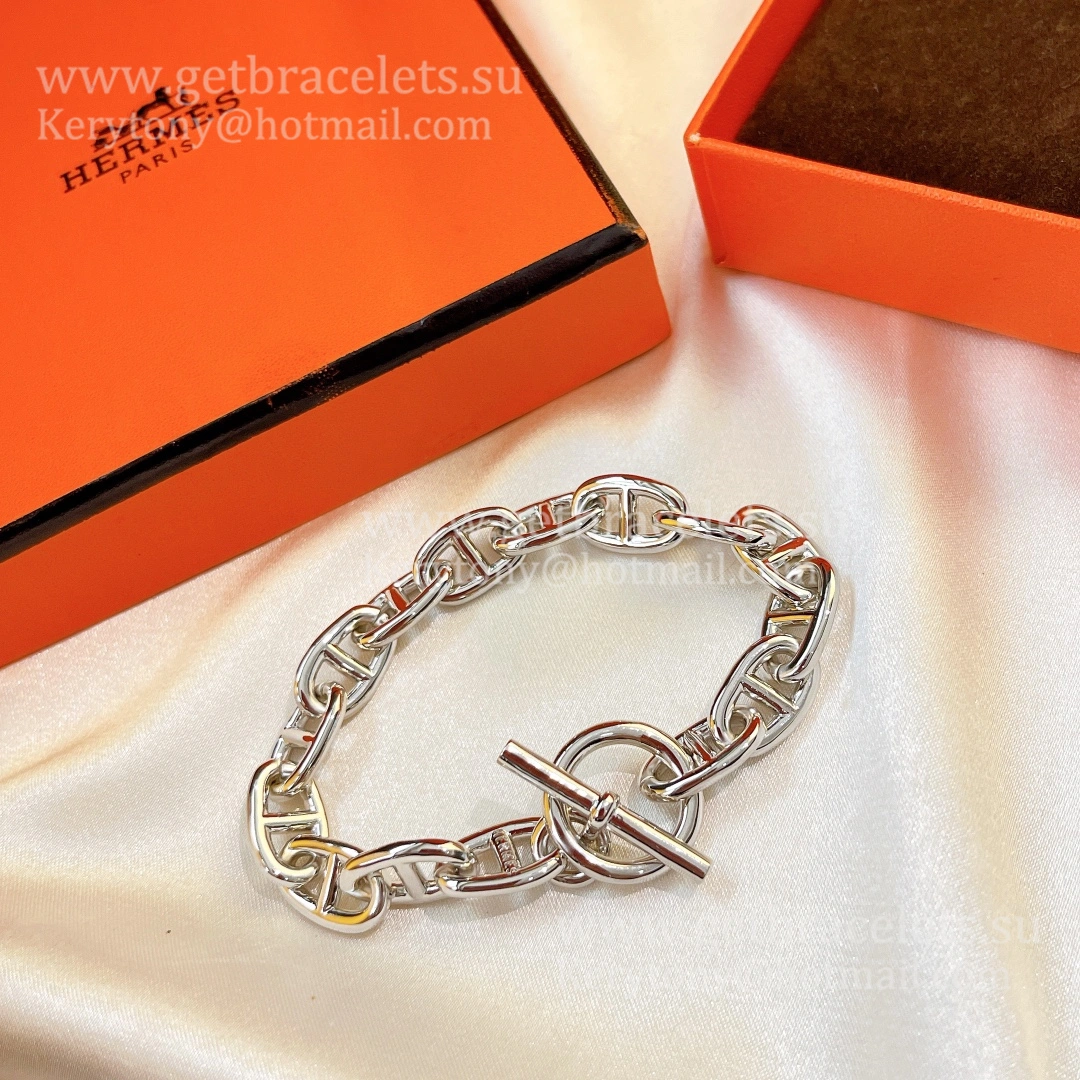 Hermes Chaine D’Ancre Bracelet Small in Sterling Sliver Women Singapore