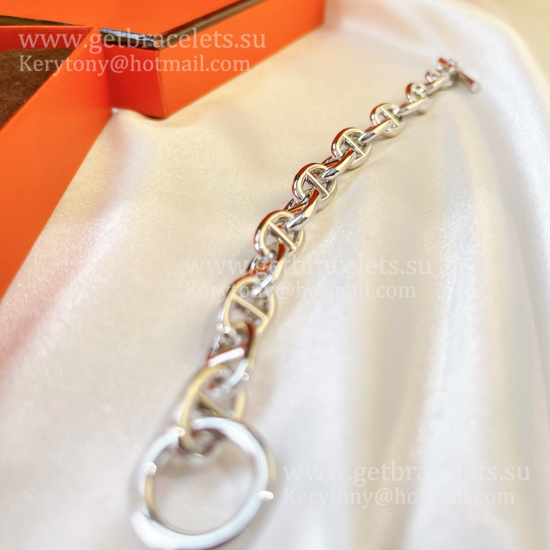 Hermes Chaine D’Ancre Bracelet Small in Sterling Sliver Women Singapore