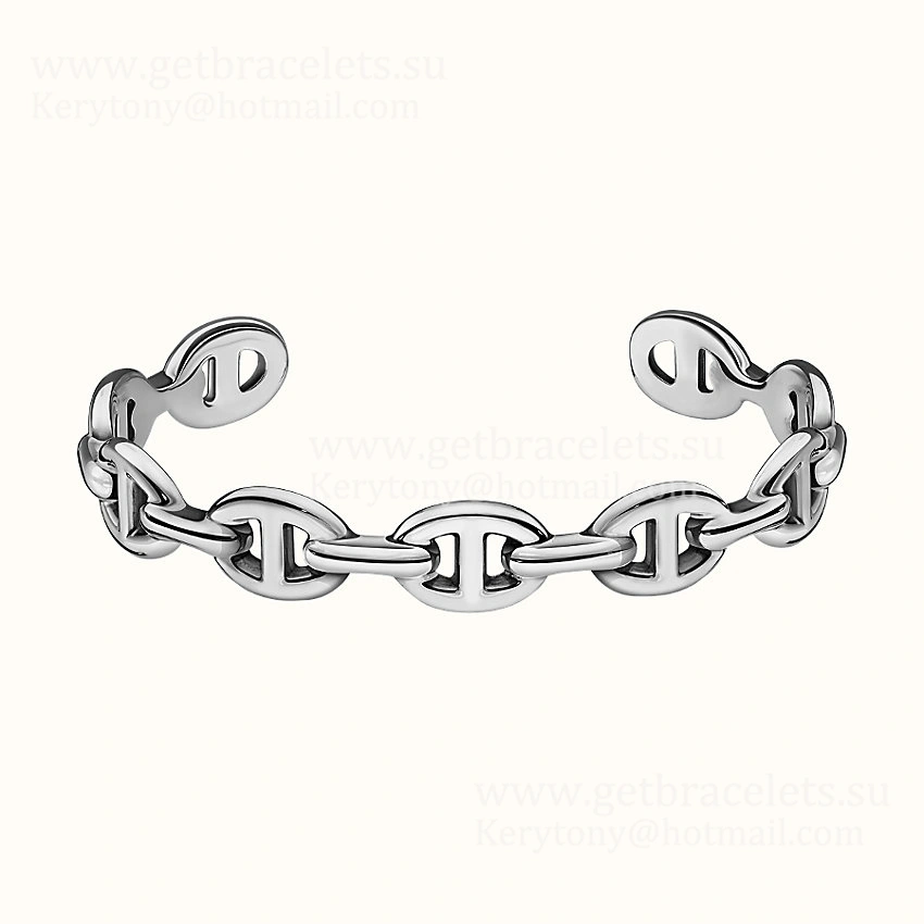 Hermes Chaine D’Ancre Enchainee Bracelet In Sliver Yellow Gold For Girls