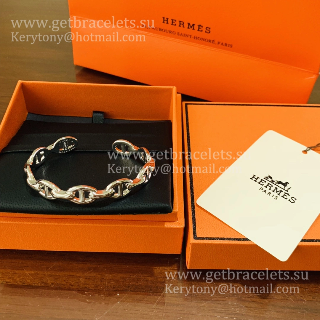 Hermes Chaine D’Ancre Enchainee Bracelet In Sliver Yellow Gold For Girls