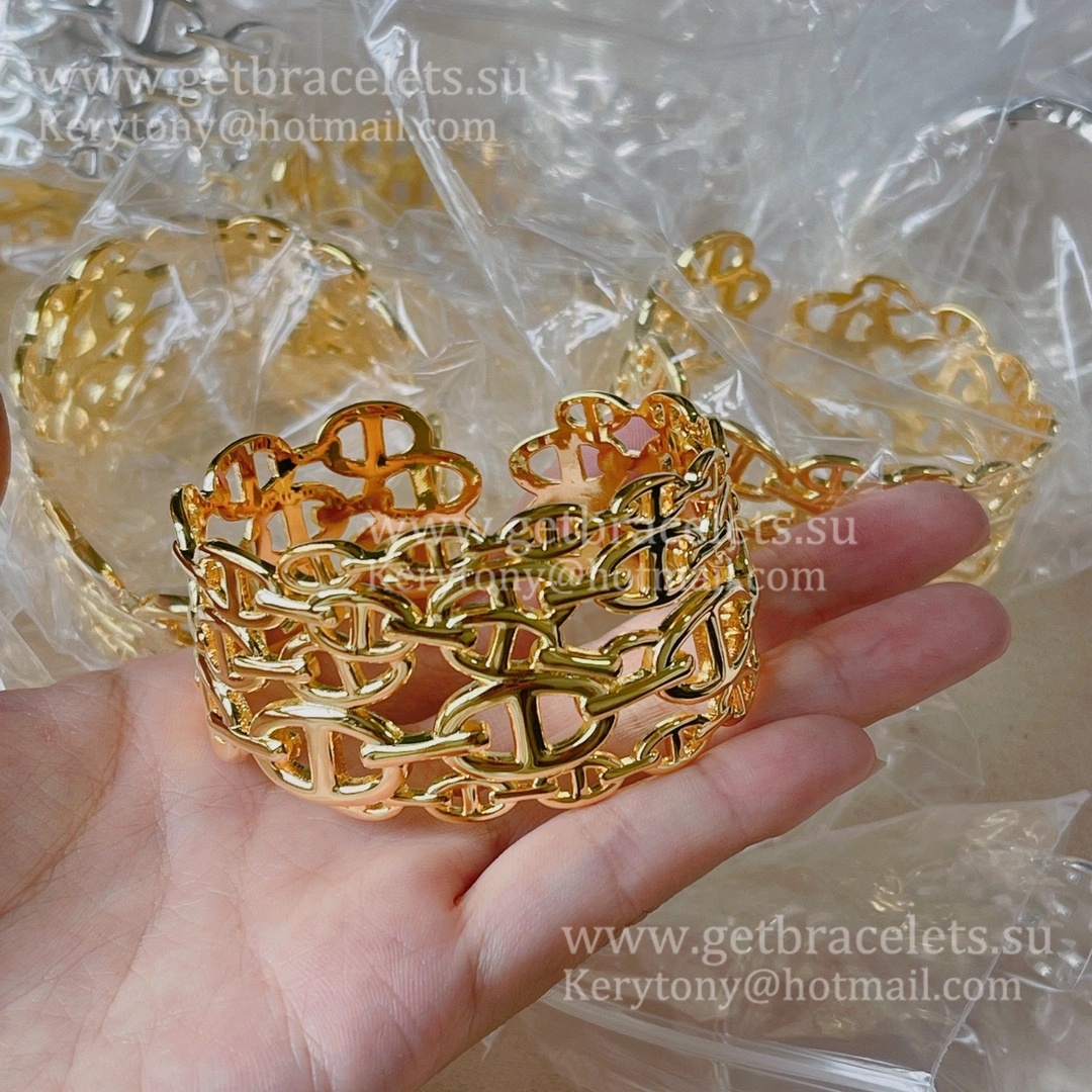 Hermes Chaine D’Ancre Enchainee Bracelet Silver Yellow Gold Rose Gold Low Price Sale