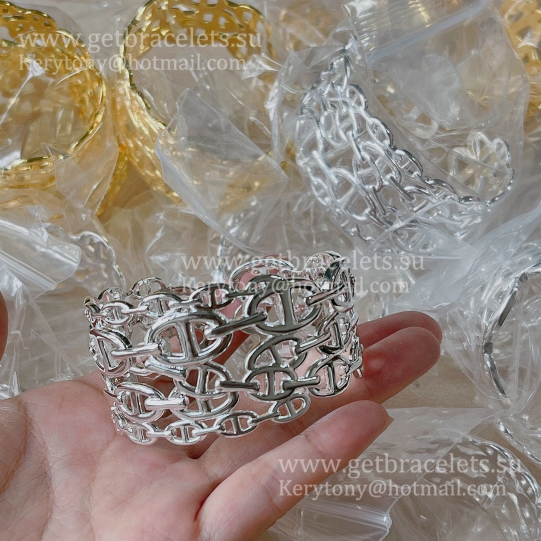 Hermes Chaine D’Ancre Enchainee Bracelet Silver Yellow Gold Rose Gold Low Price Sale