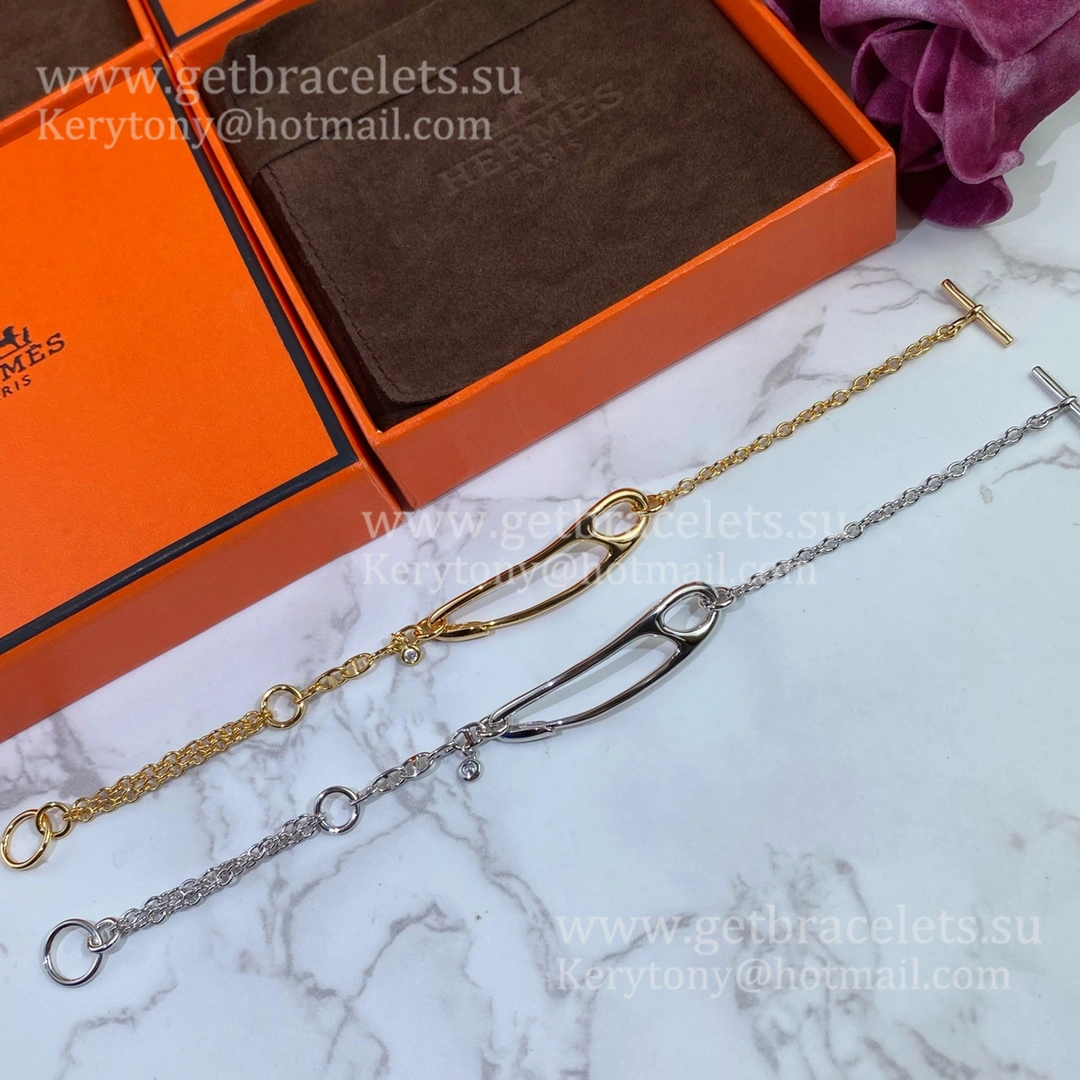 Hermes Chaine D’Ancre Punk Bracelet With 1 Diamond Cheap Jewellery