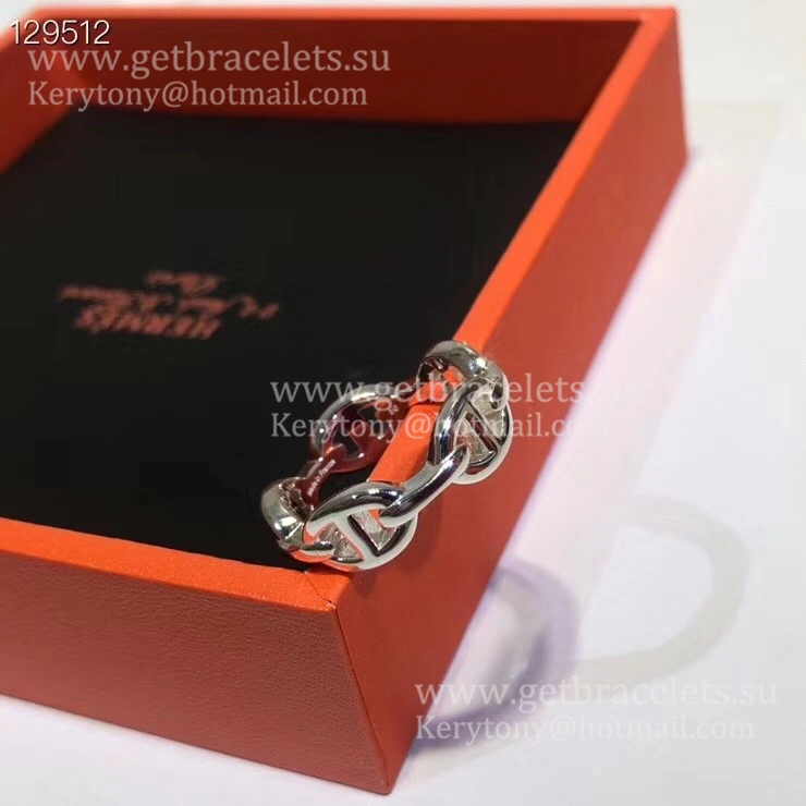 Hermes Chaine d’Ancre Enchainee Ring in White Gold Yellow Gold Rose Gold Gift Lady UK For Sale