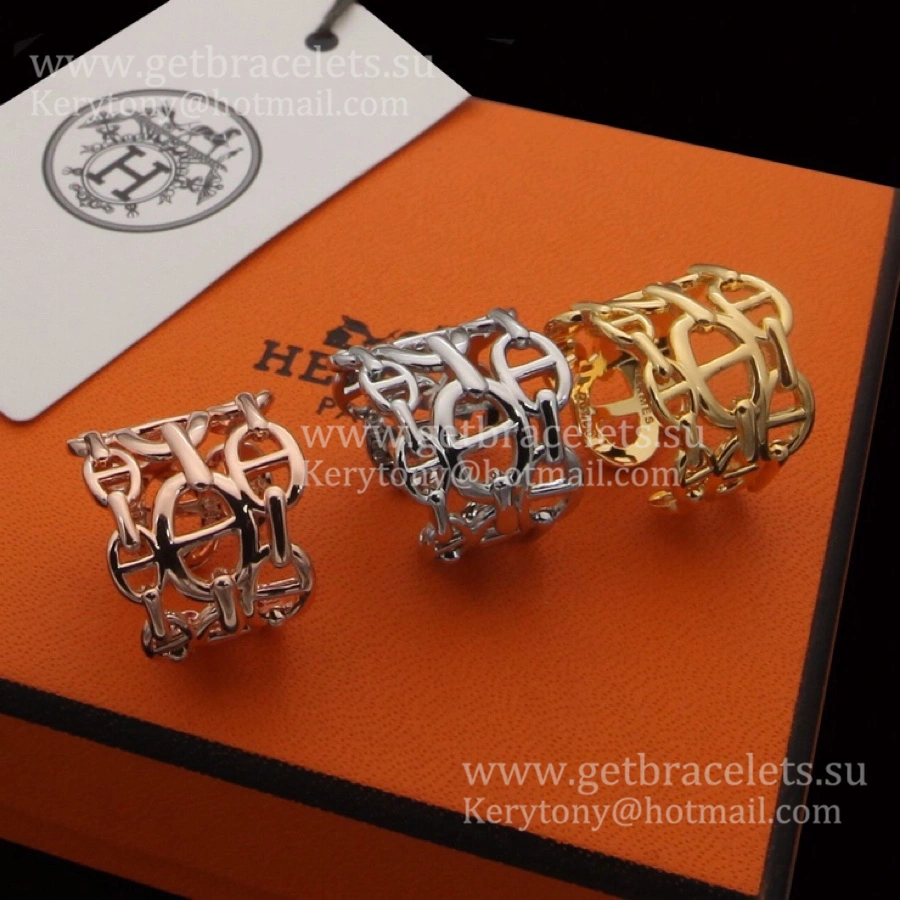 Hermes Chaine d’ancre Enchainee Rings White Gold Yellow Gold Rose Gold Hot Selling Jewellery Online
