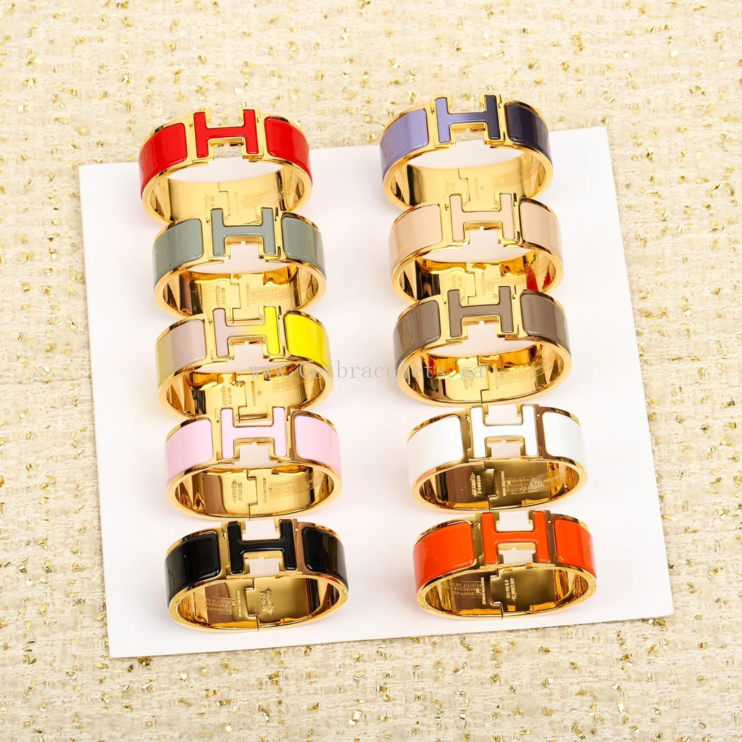 Hermes Clic Clac Bracelet 2cm MM Size Rose Gold Yellow Gold White Gold