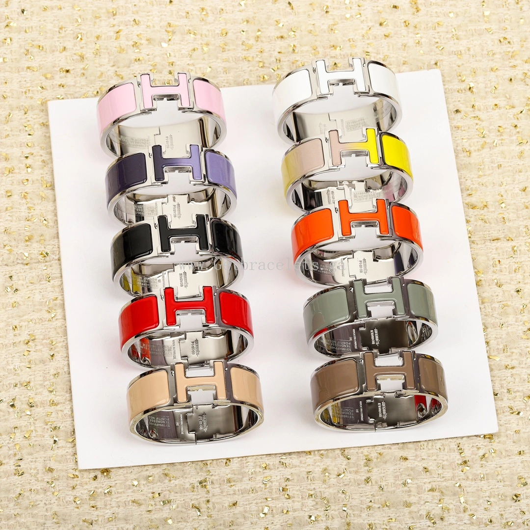 Hermes Clic Clac Bracelet 2cm MM Size Rose Gold Yellow Gold White Gold