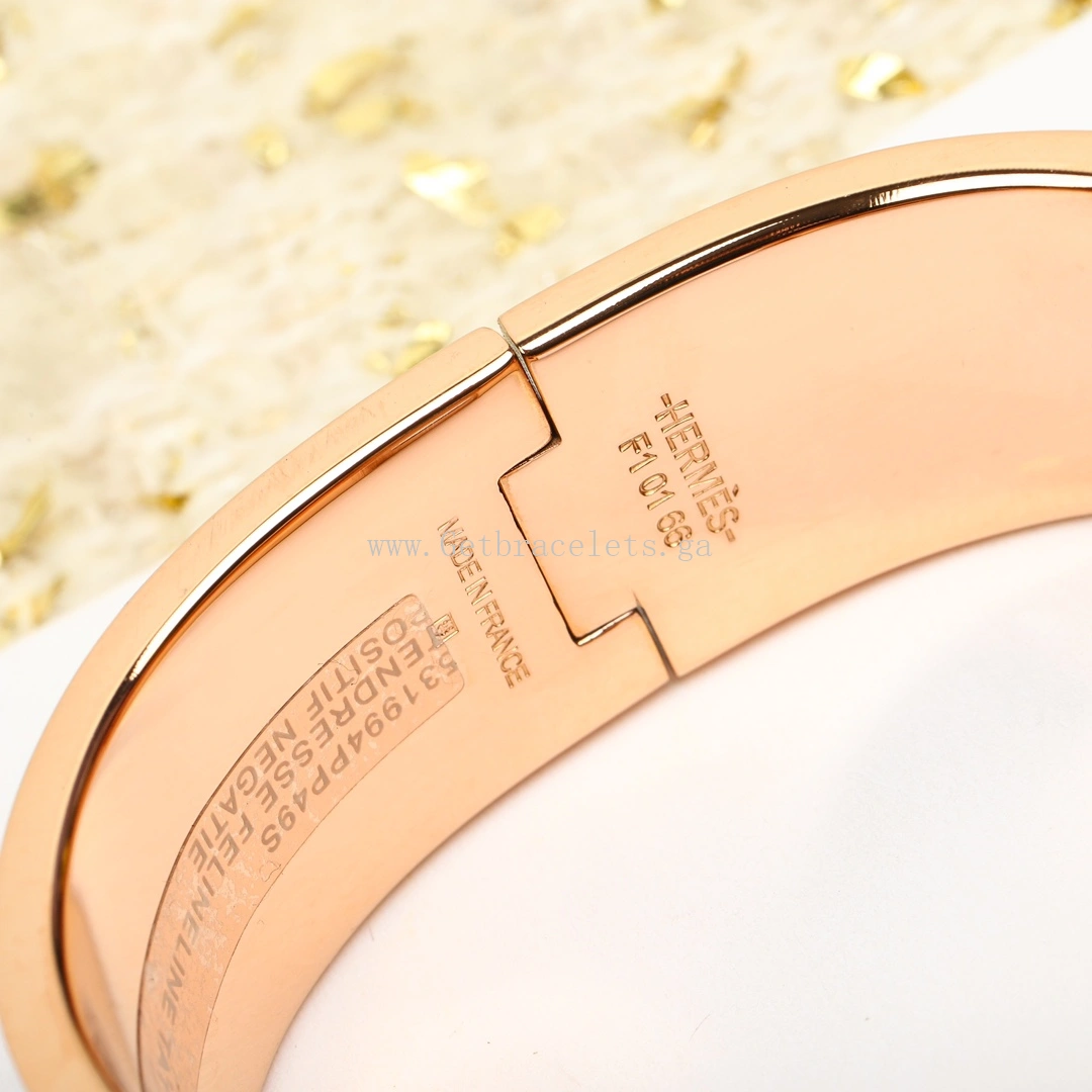 Hermes Clic Clac Bracelet 2cm MM Size Rose Gold Yellow Gold White Gold