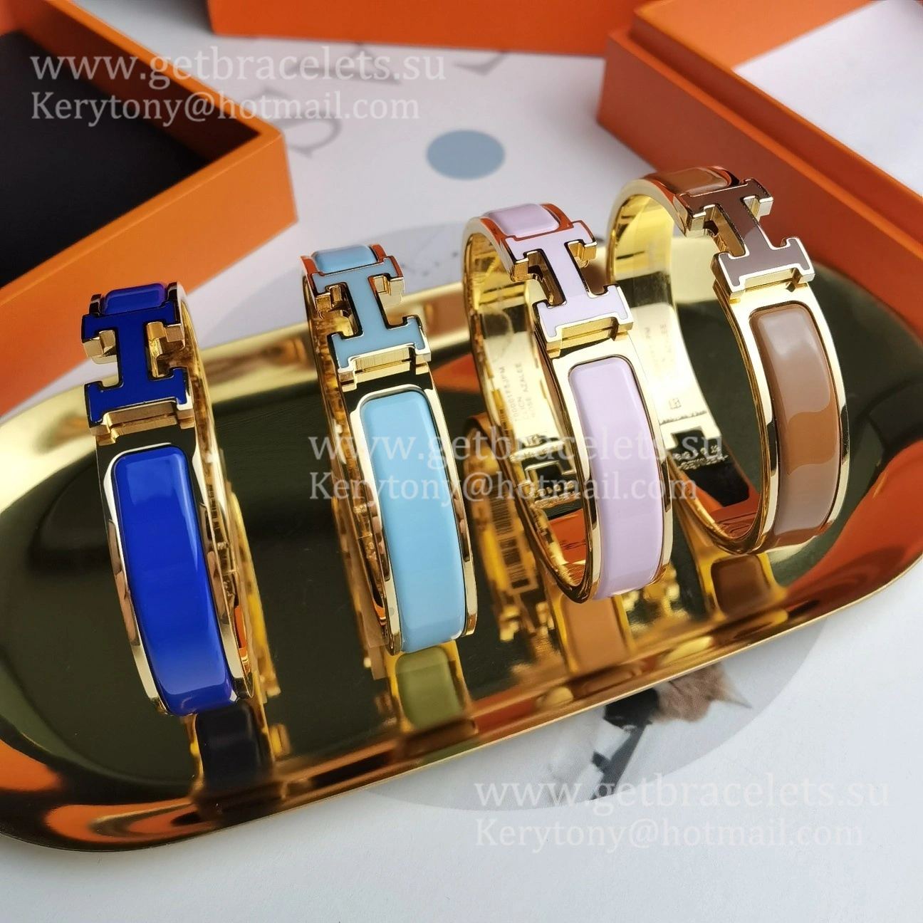 Hermes Clic Clac H Enamel Bracelet With Lacquered Palladium Plated Hardware PM 12mm Price Online