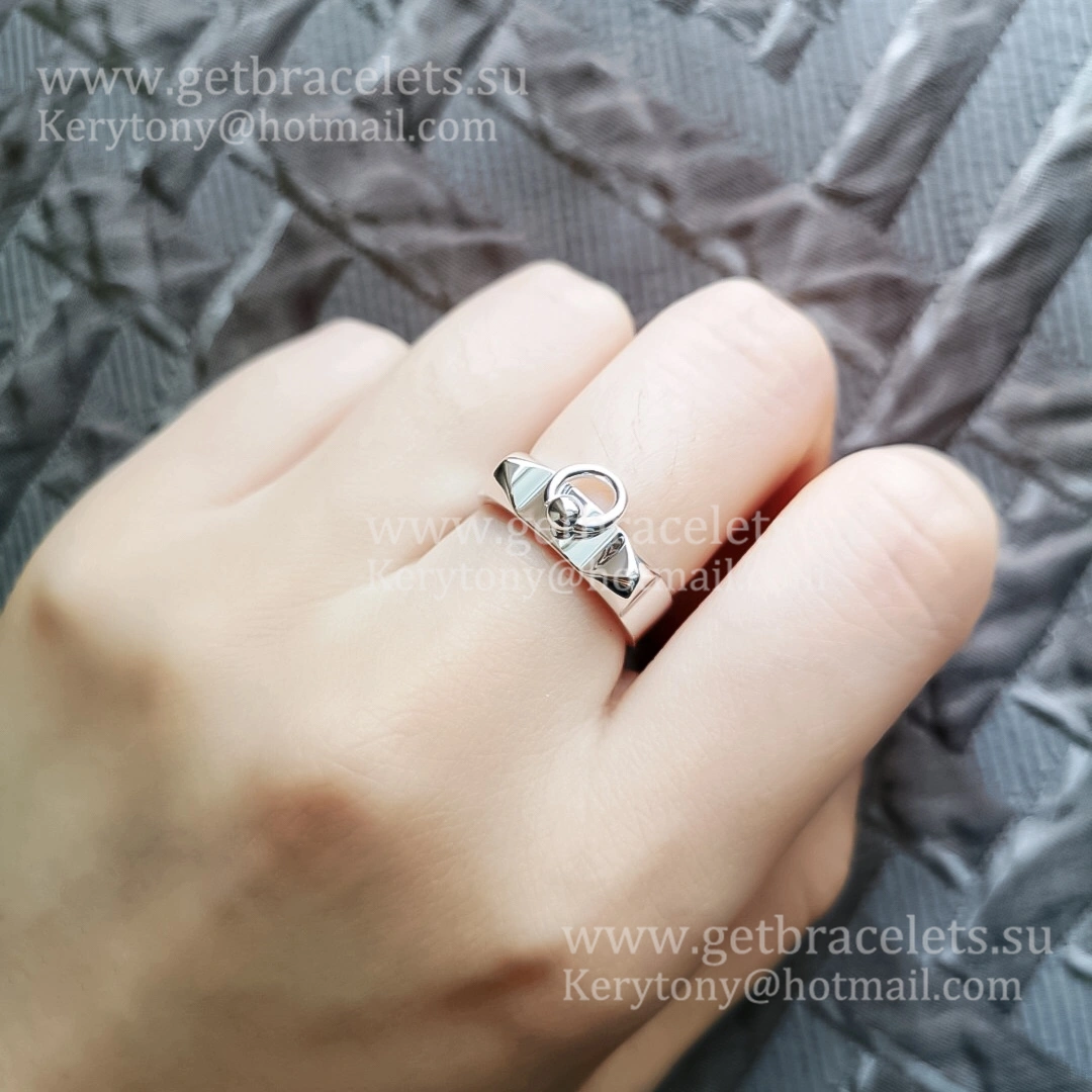 Hermes Collier de Chien Ring in Sliver Mother’s Day Gift