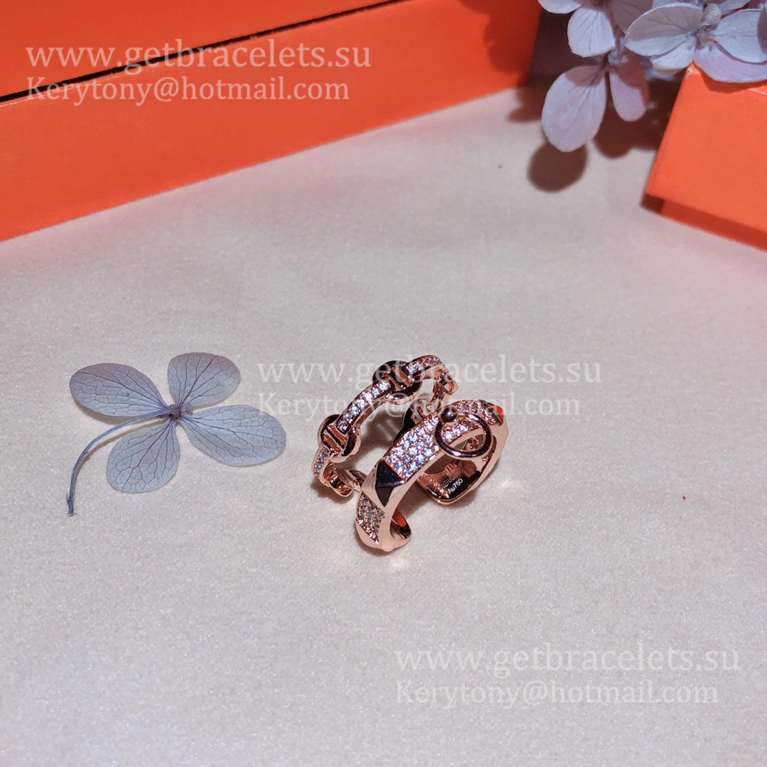 Hermes Collier de Chien Rings With Diamonds Yellow Gold White Gold Rose Gold Fine Jewellery England Sale