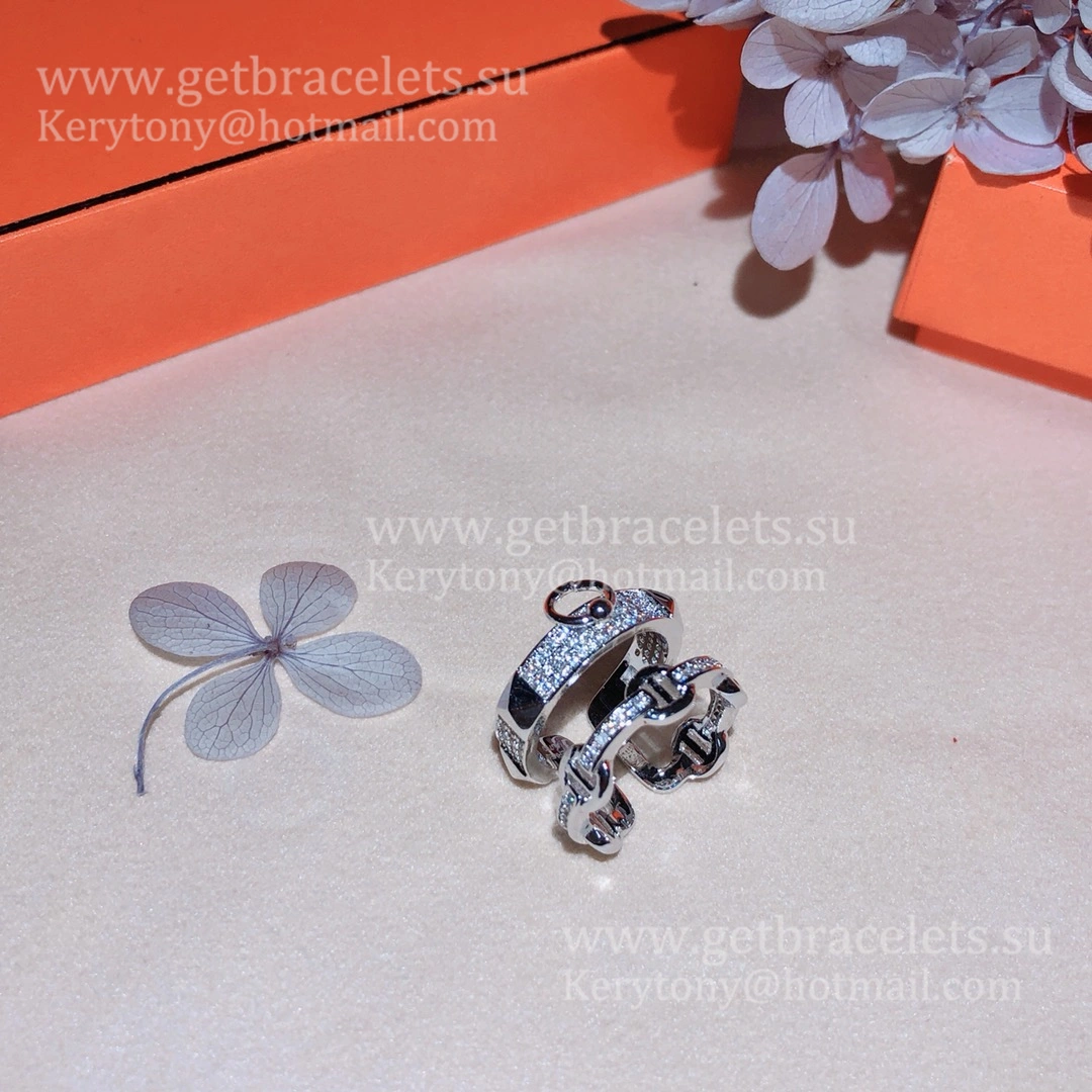 Hermes Collier de Chien Rings With Diamonds Yellow Gold White Gold Rose Gold Fine Jewellery England Sale