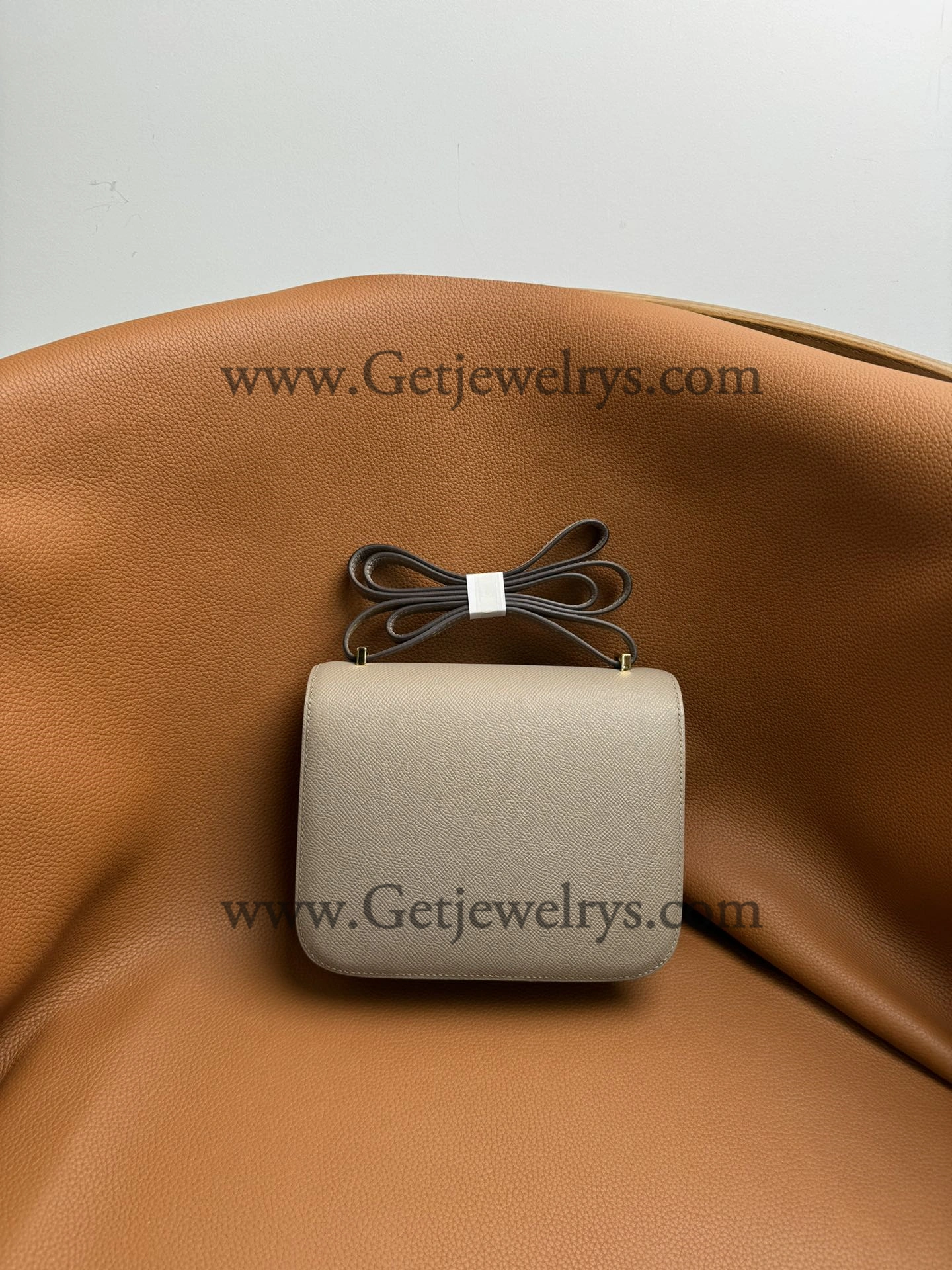Hermes Constance 18cm Asphalt Epsom Leather Bag with Gold Hardware