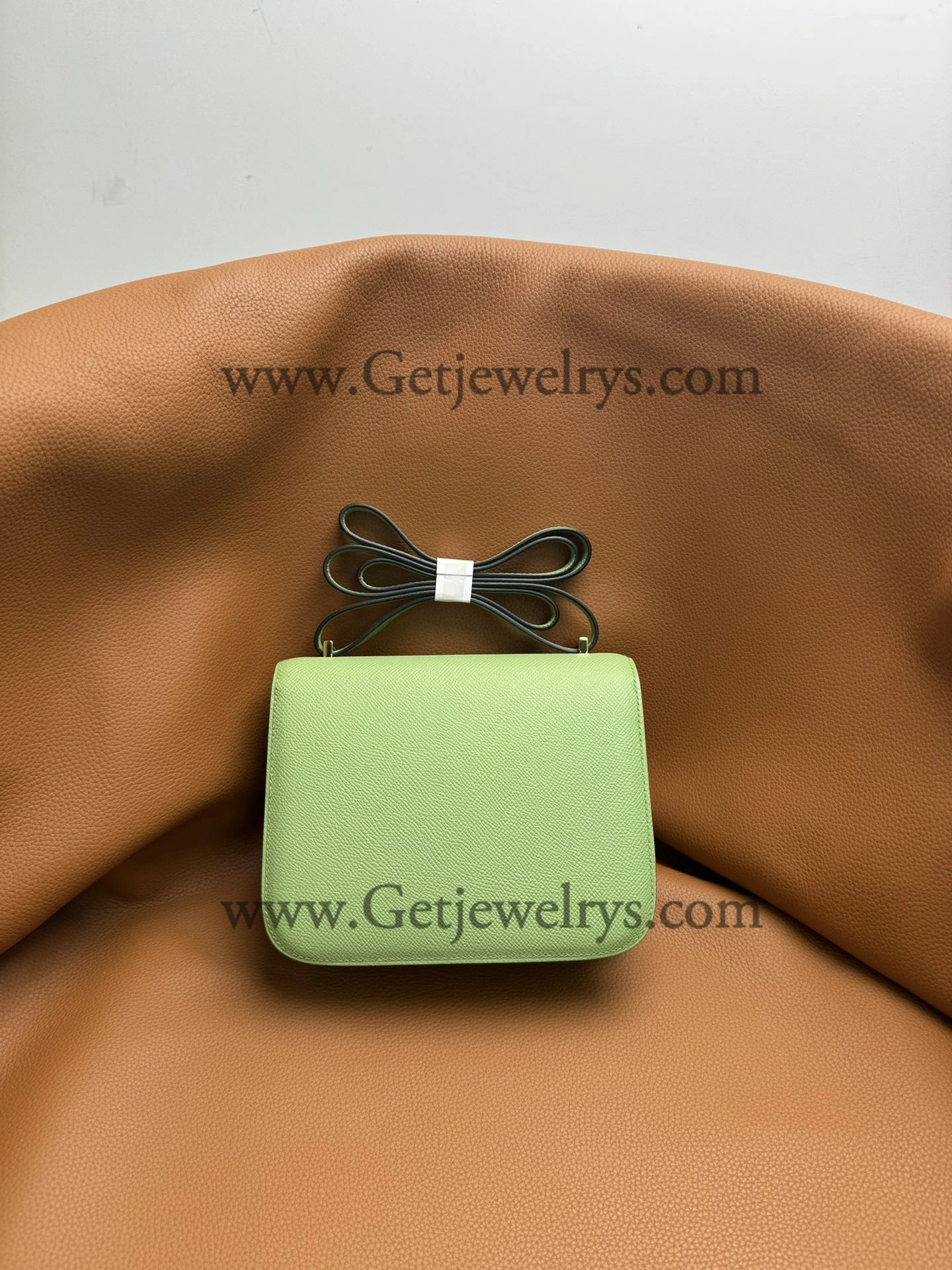 Hermes Constance 18cm Avocado Green Epsom Leather Bag with Gold Hardware
