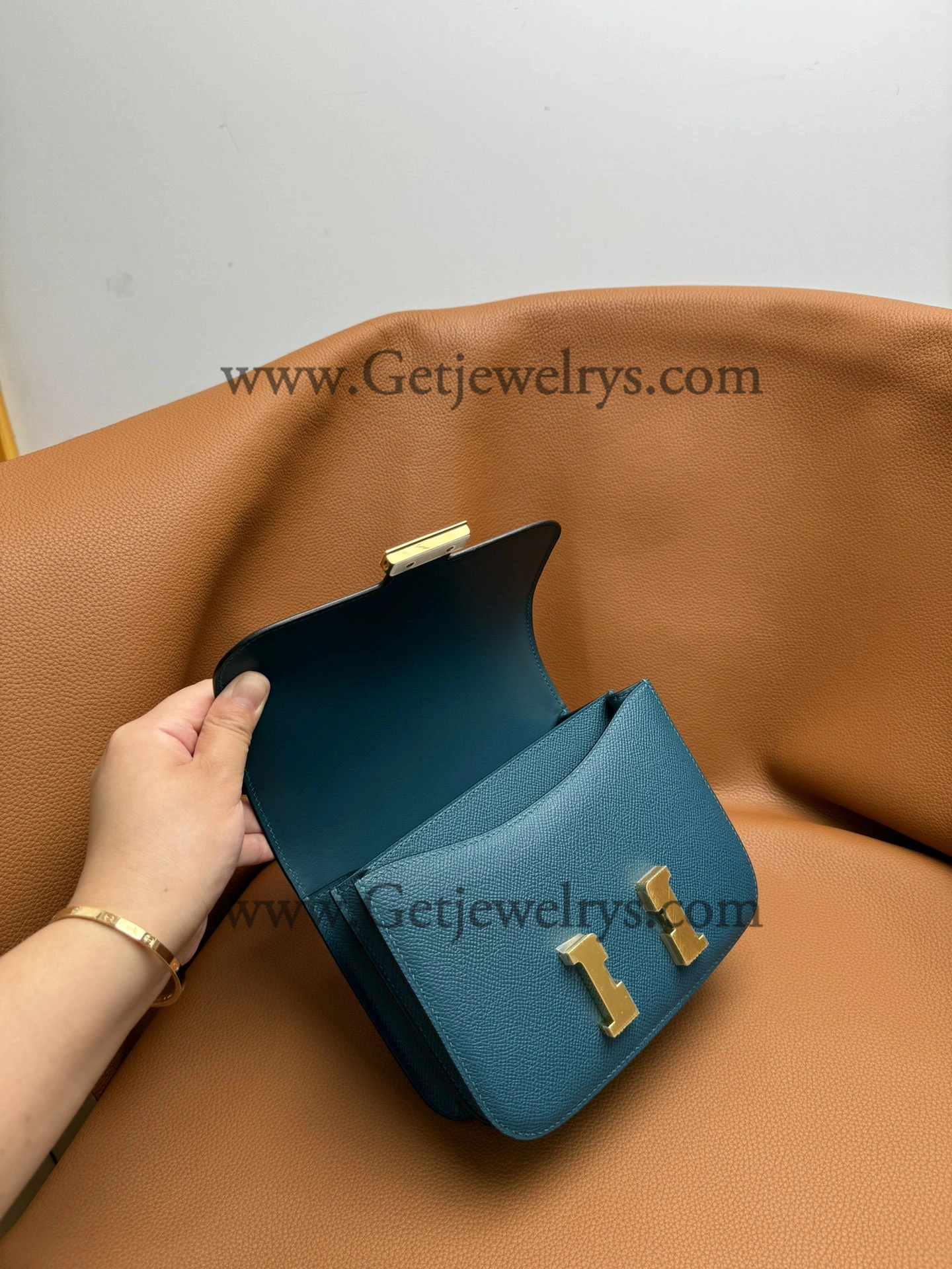 Hermes Constance 18cm Colvert Epsom Leather Bag with Gold Hardware