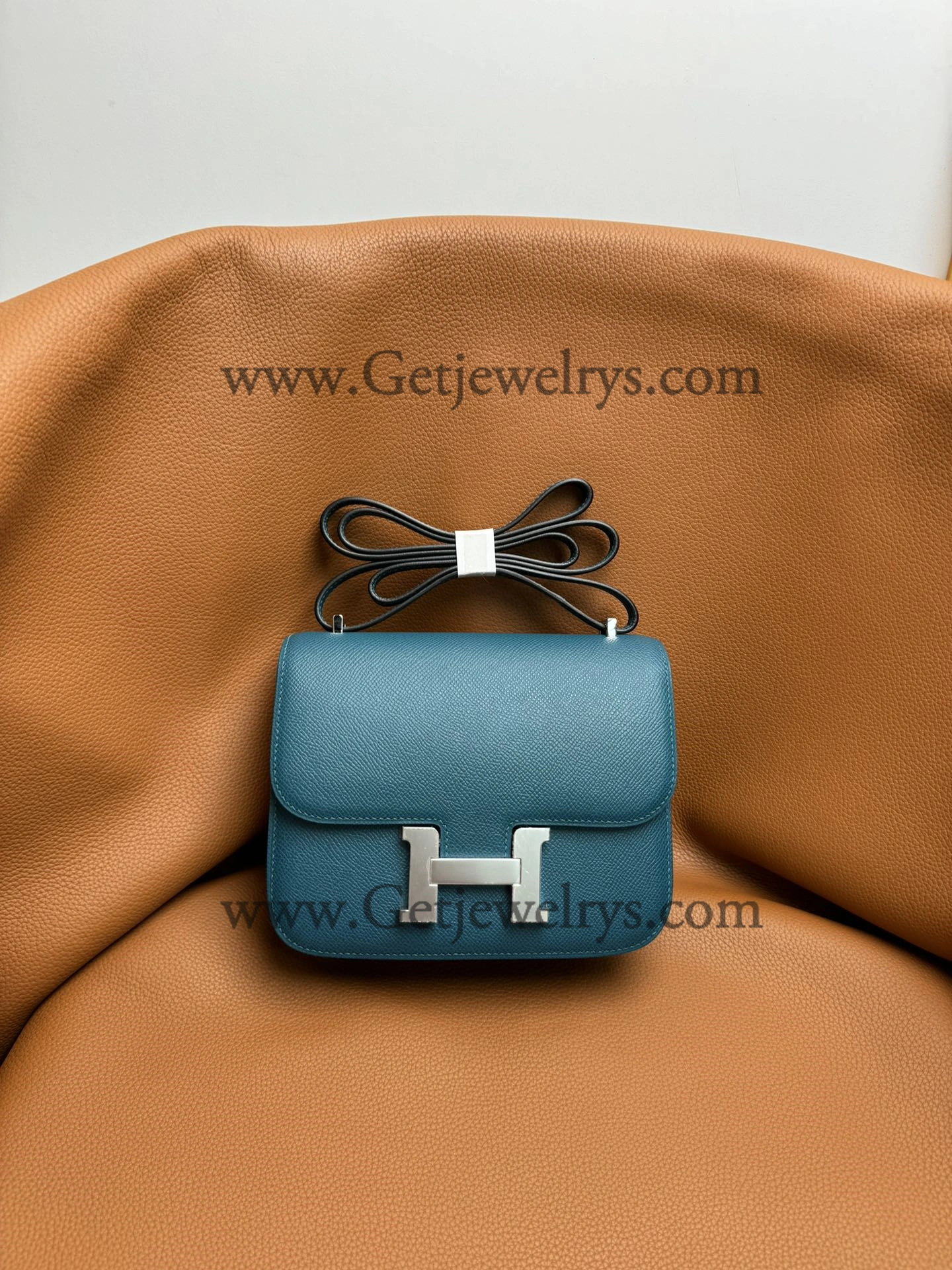 Hermes Constance 18cm Colvert Epsom Leather Bag with Silver Hardware