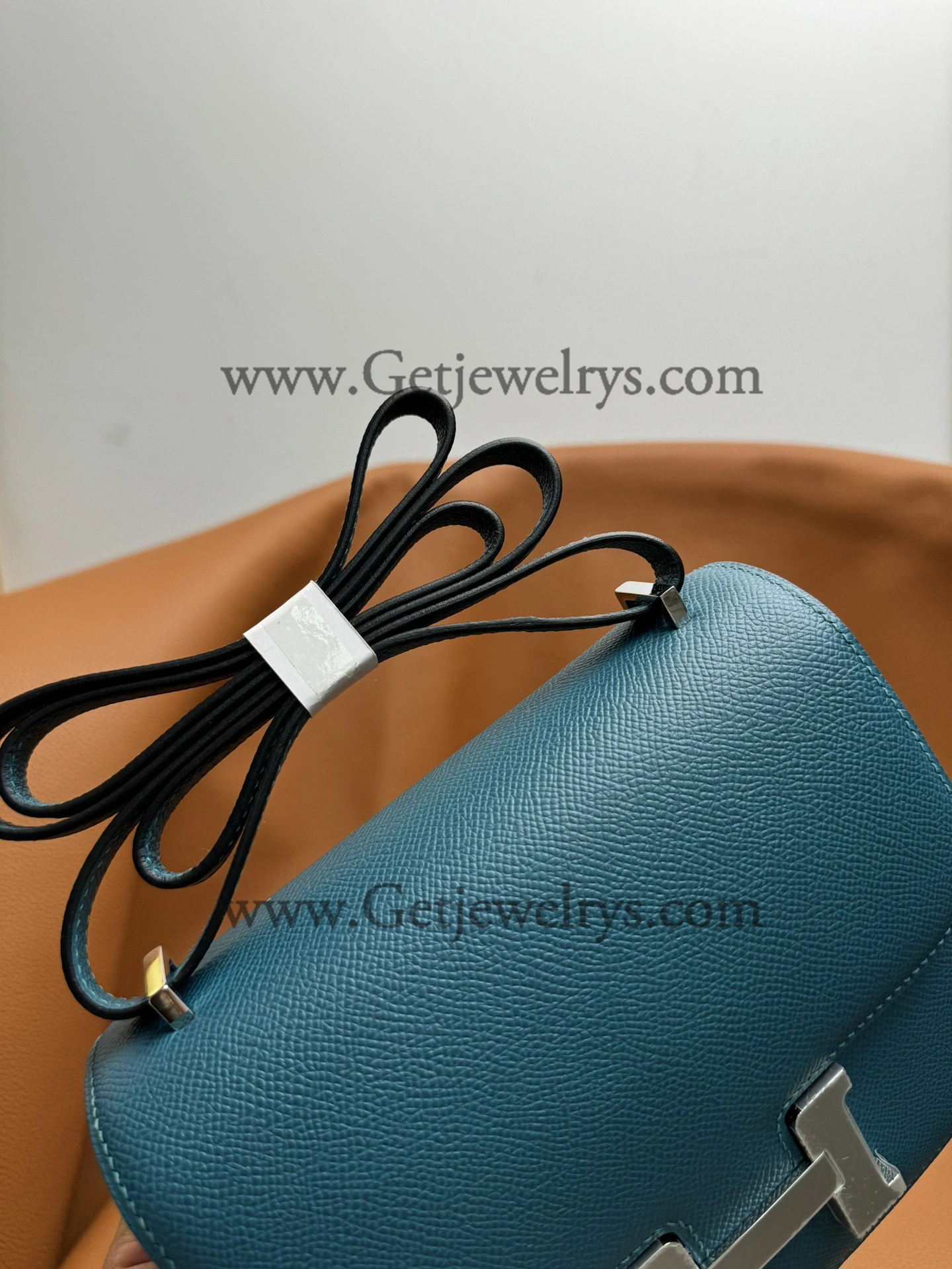 Hermes Constance 18cm Colvert Epsom Leather Bag with Silver Hardware