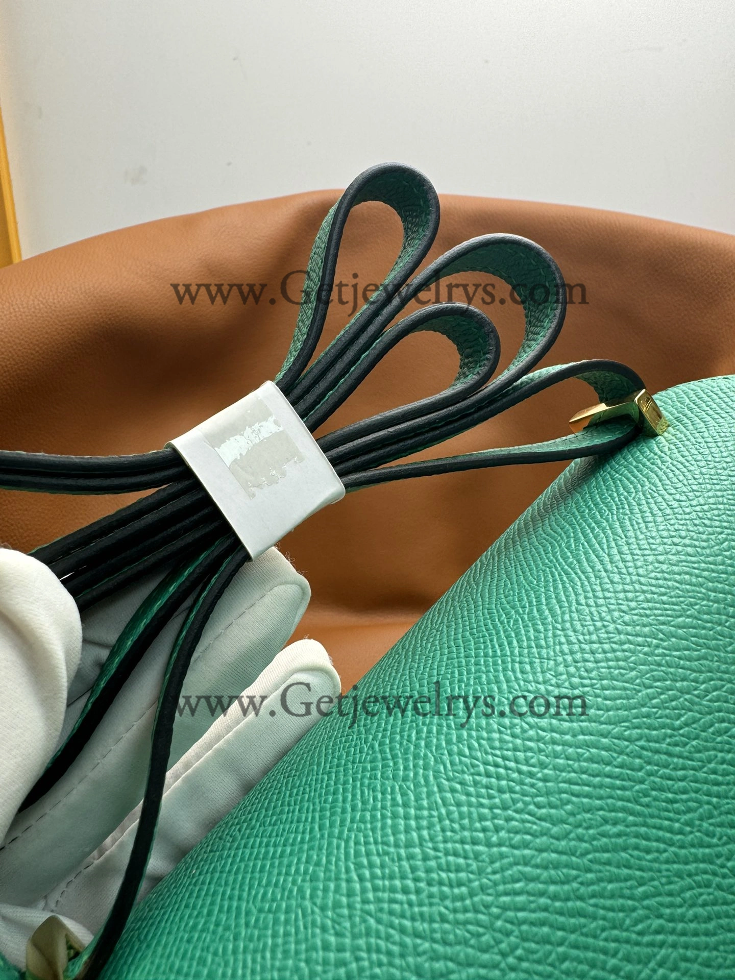 Hermes Constance 18cm Green Epsom Leather Bag with Gold Hardware
