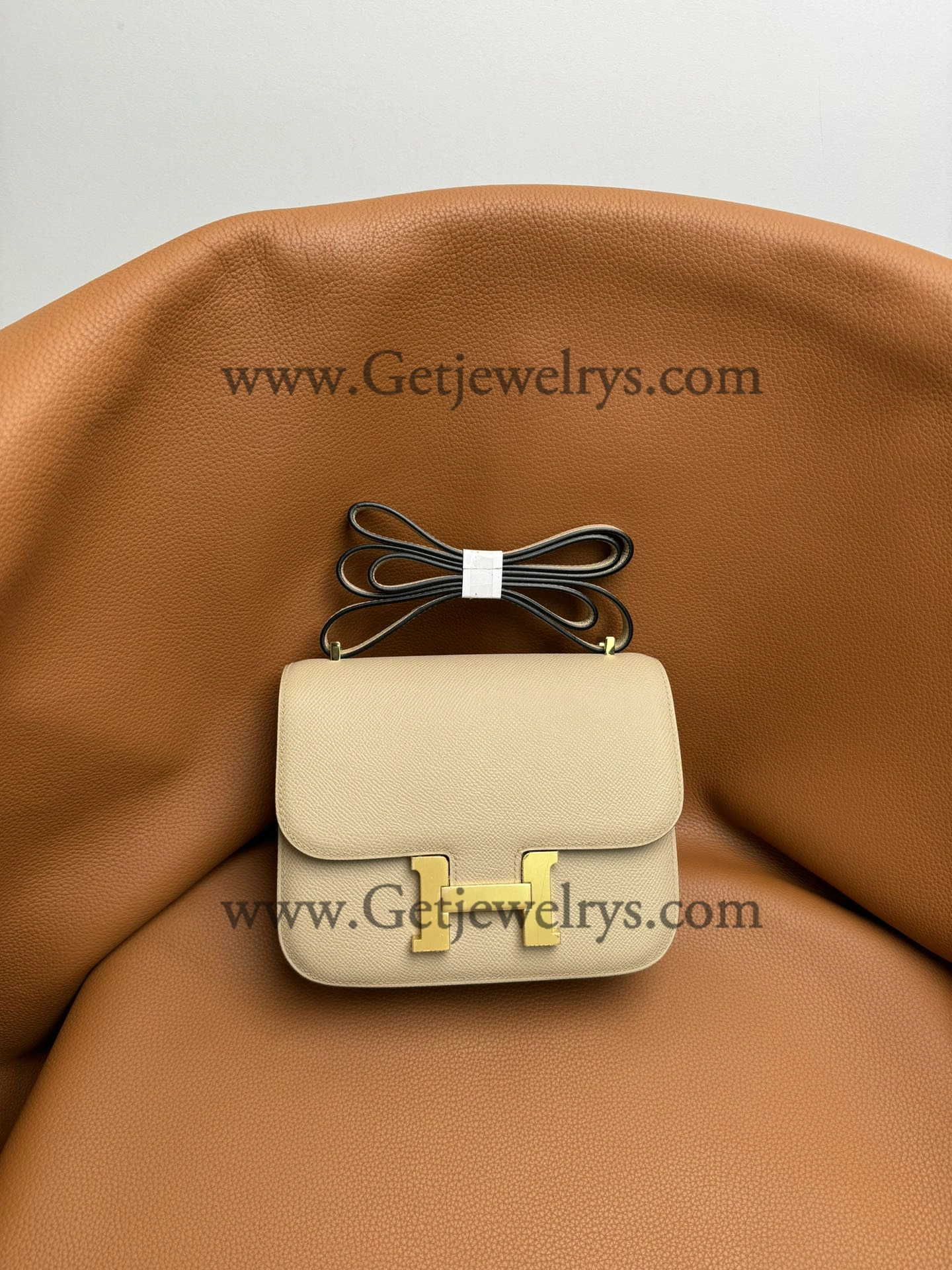 Hermes Constance 18cm Trench Epsom Leather Bag with Gold Hardware