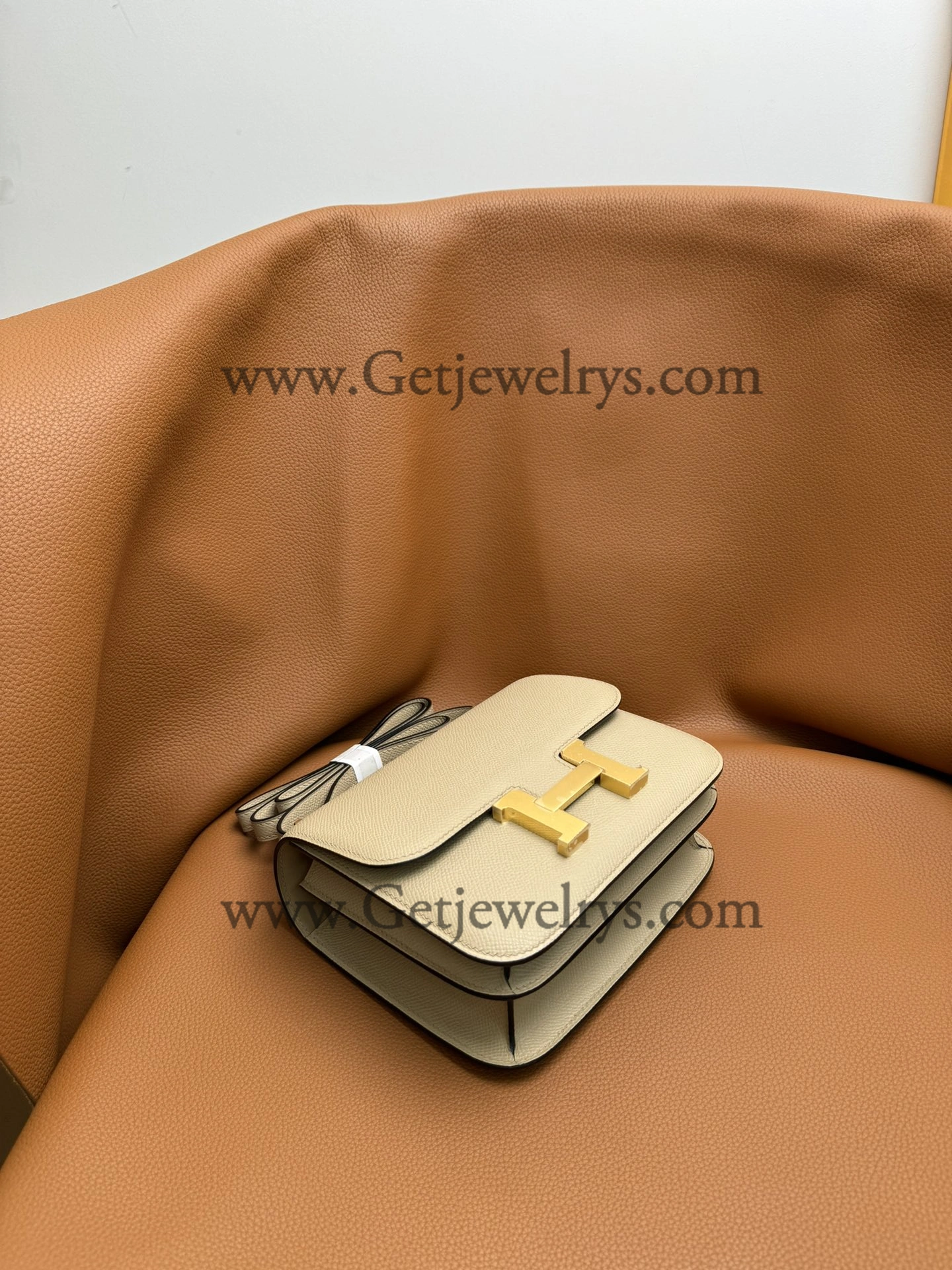 Hermes Constance 18cm Trench Epsom Leather Bag with Gold Hardware