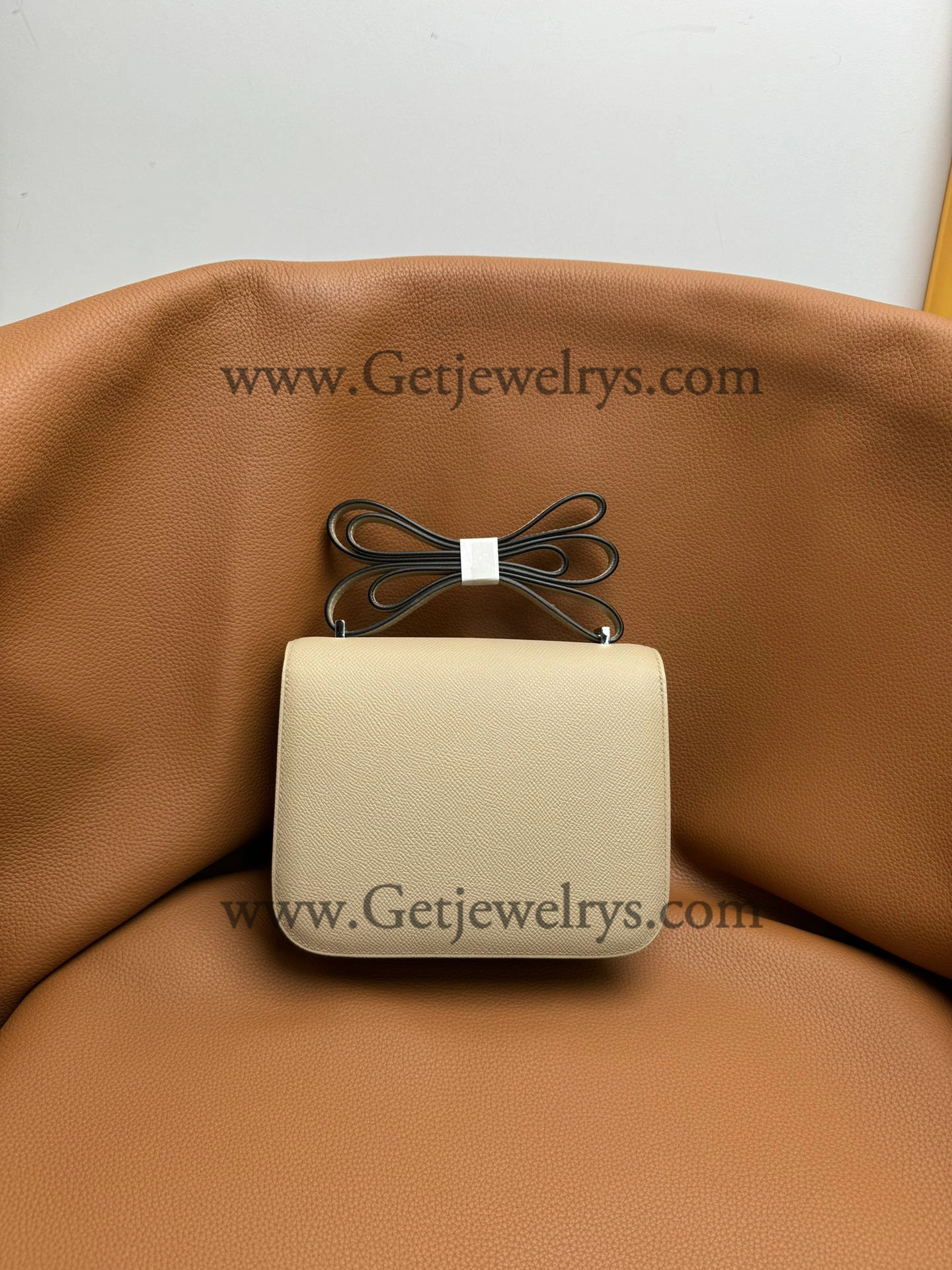 Hermes Constance 18cm Trench Epsom Leather Bag with Silver Hardware