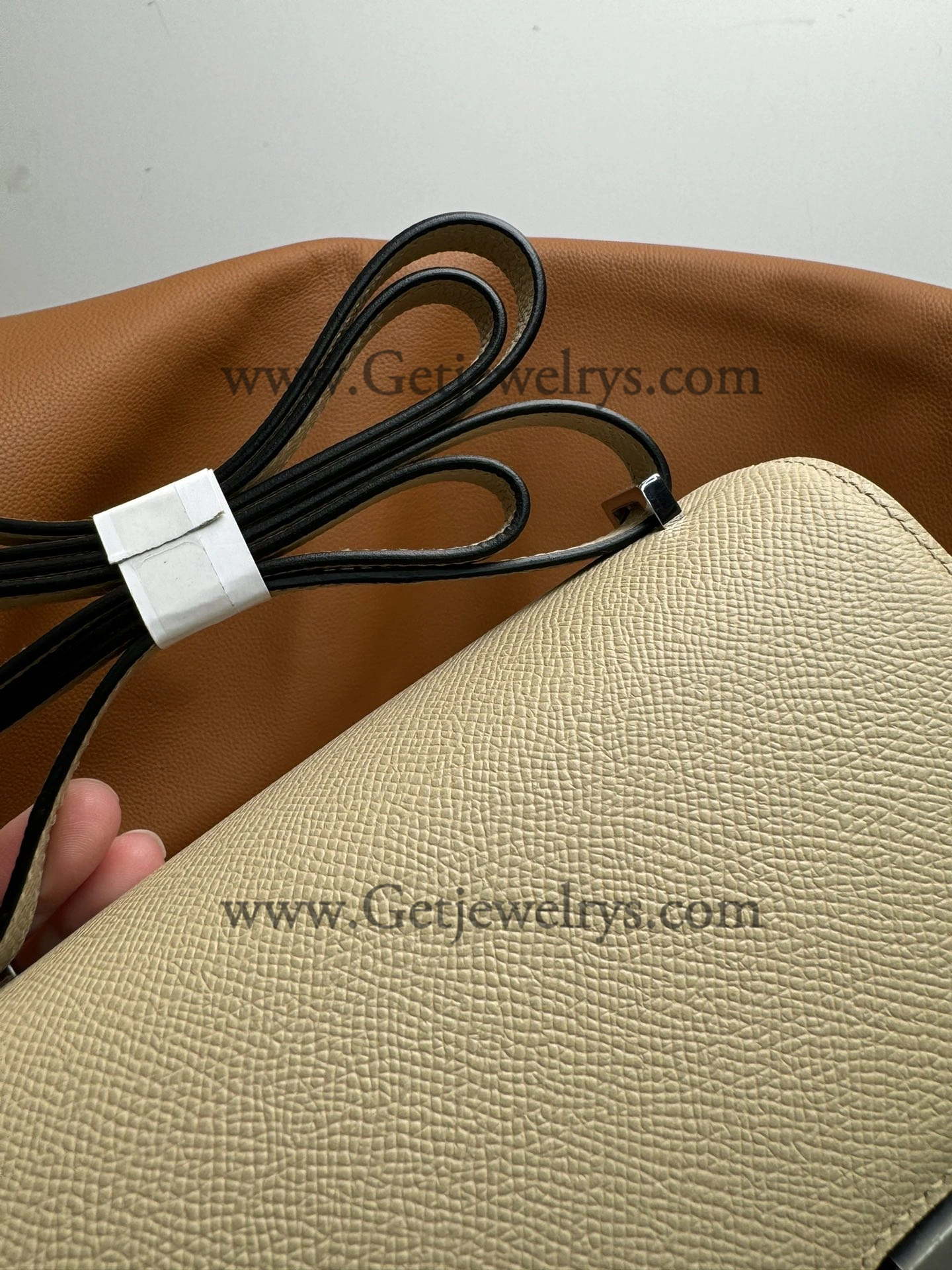 Hermes Constance 18cm Trench Epsom Leather Bag with Silver Hardware