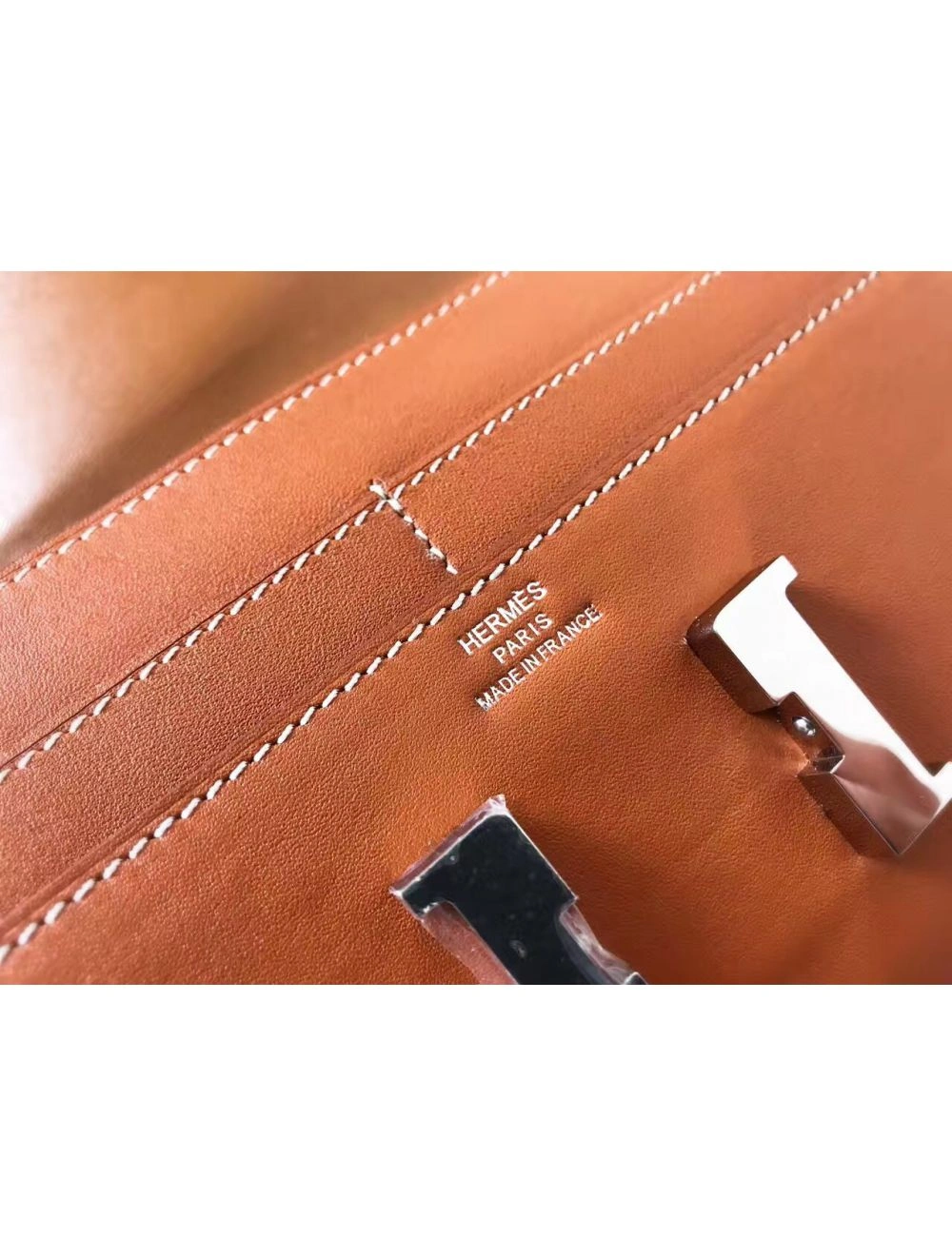 Hermes Constance Long Wallet In Gold Swift Leather