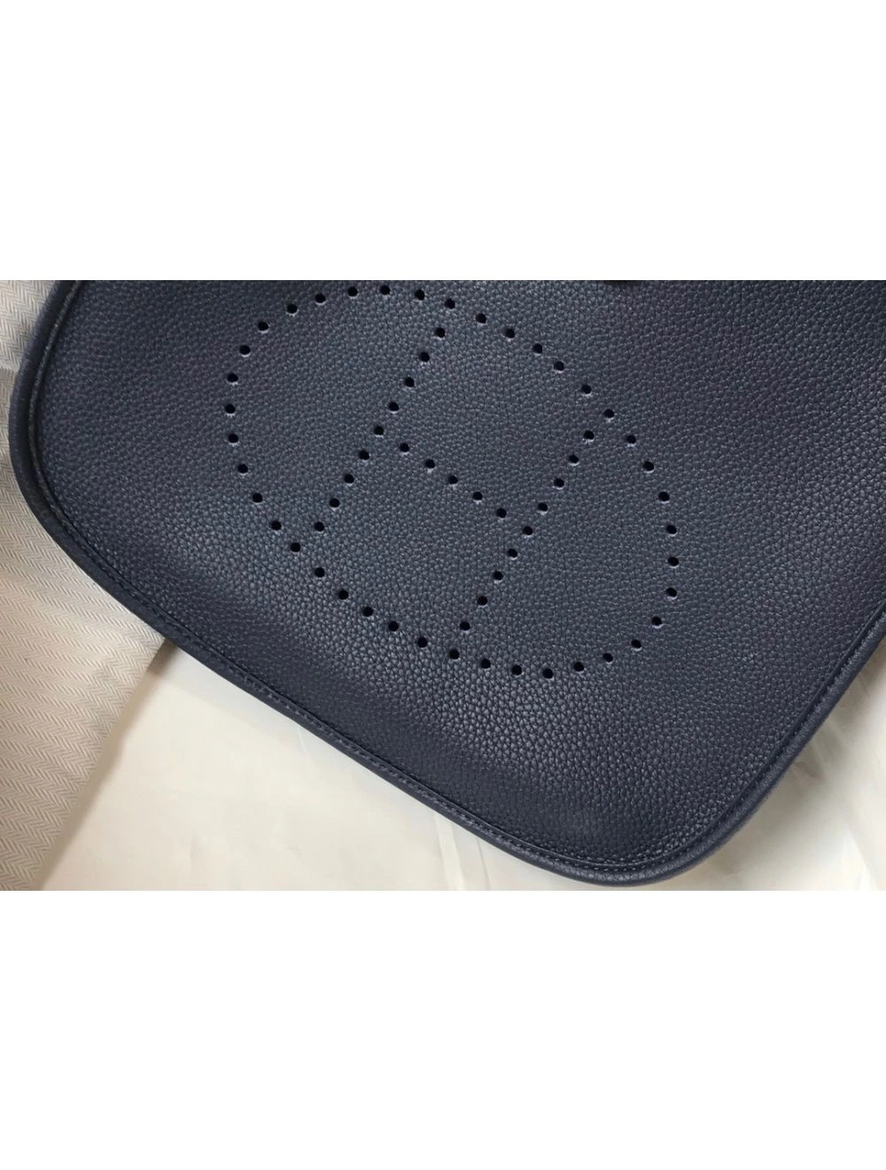 Hermes Evelyne III 29 PM Bag In Dark Blue Clemence Leather