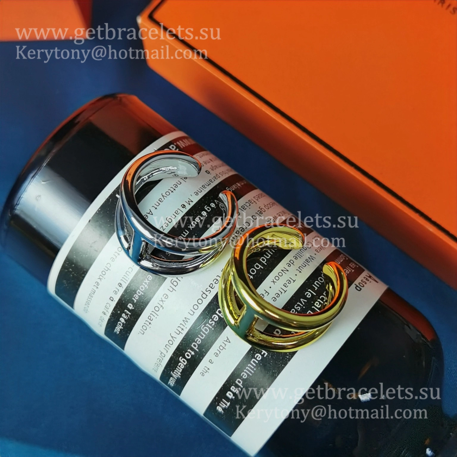 Hermes Ever Chaine D’Ancre Ring Yellow Gold White Gold Engagement Lady Jewelry