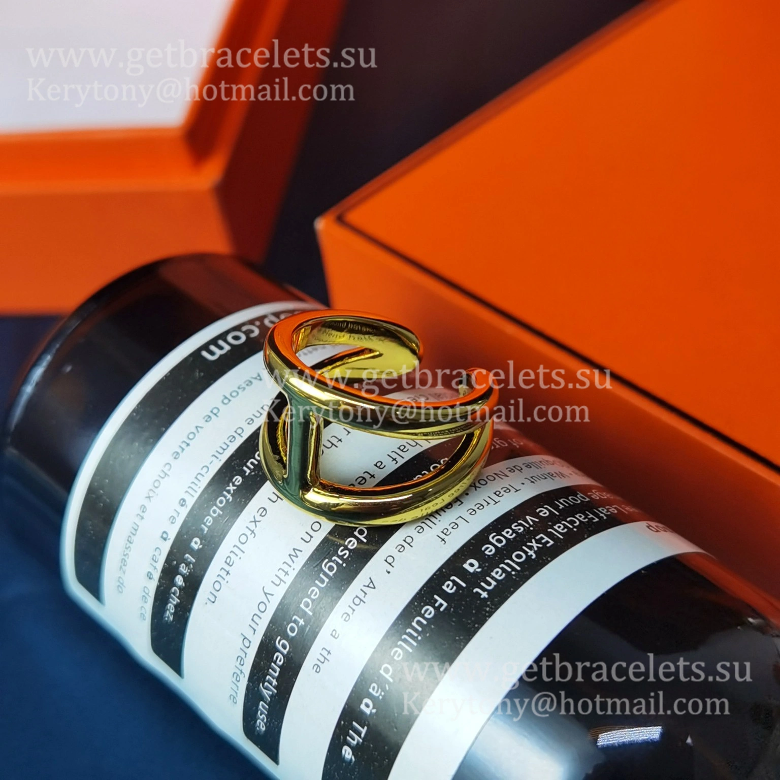 Hermes Ever Chaine D’Ancre Ring Yellow Gold White Gold Engagement Lady Jewelry